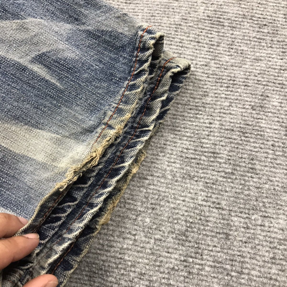 Edwin × Japanese Brand EDWIN JAPANESE BAGGY ACID WASH JEANS PANTS Size US 32 / EU 48 - 20 Thumbnail