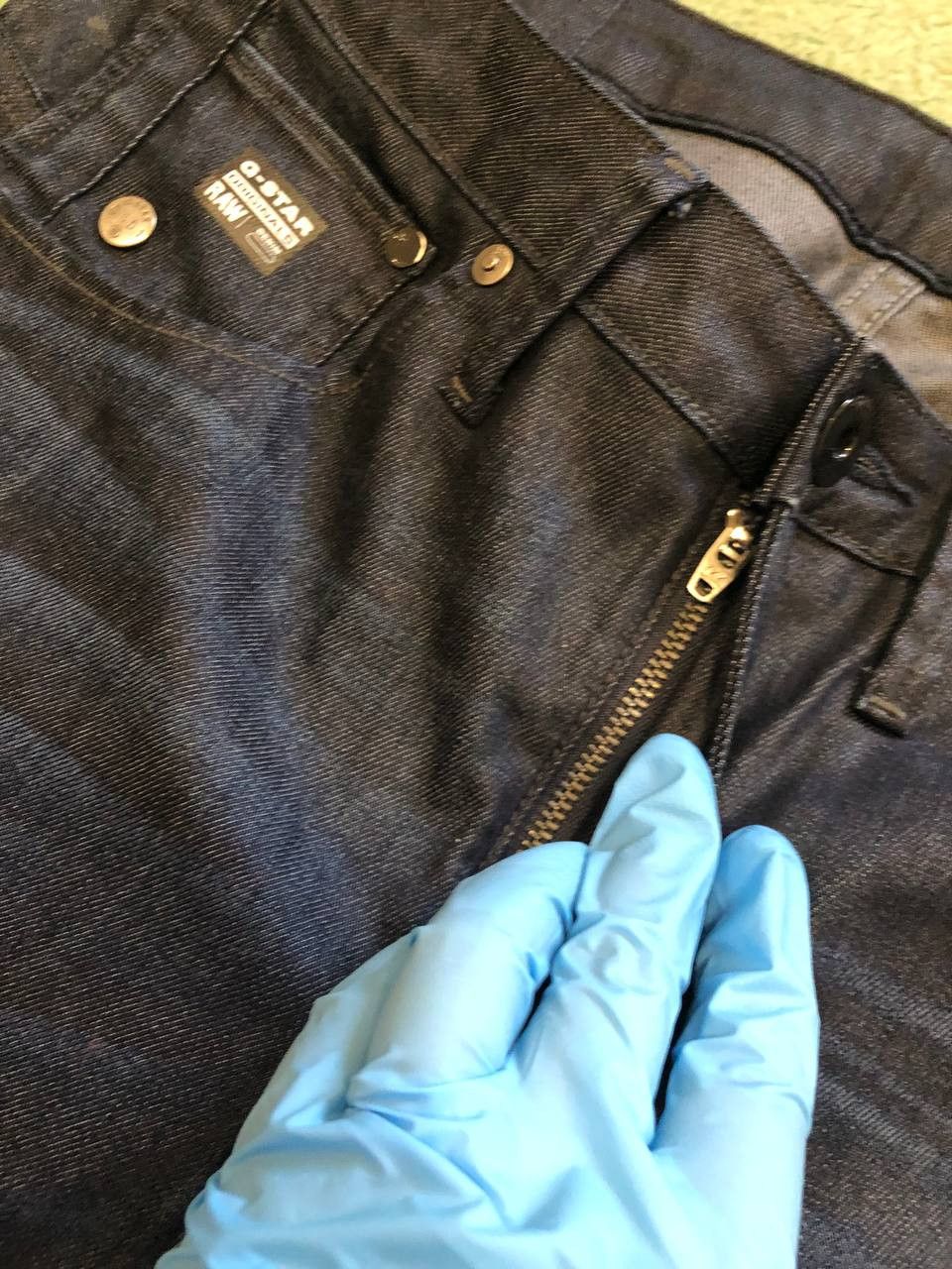 G-Star G-Star Raw Tapered Navy Men Jeans STREETWEAR Size US 27 - 8 Thumbnail