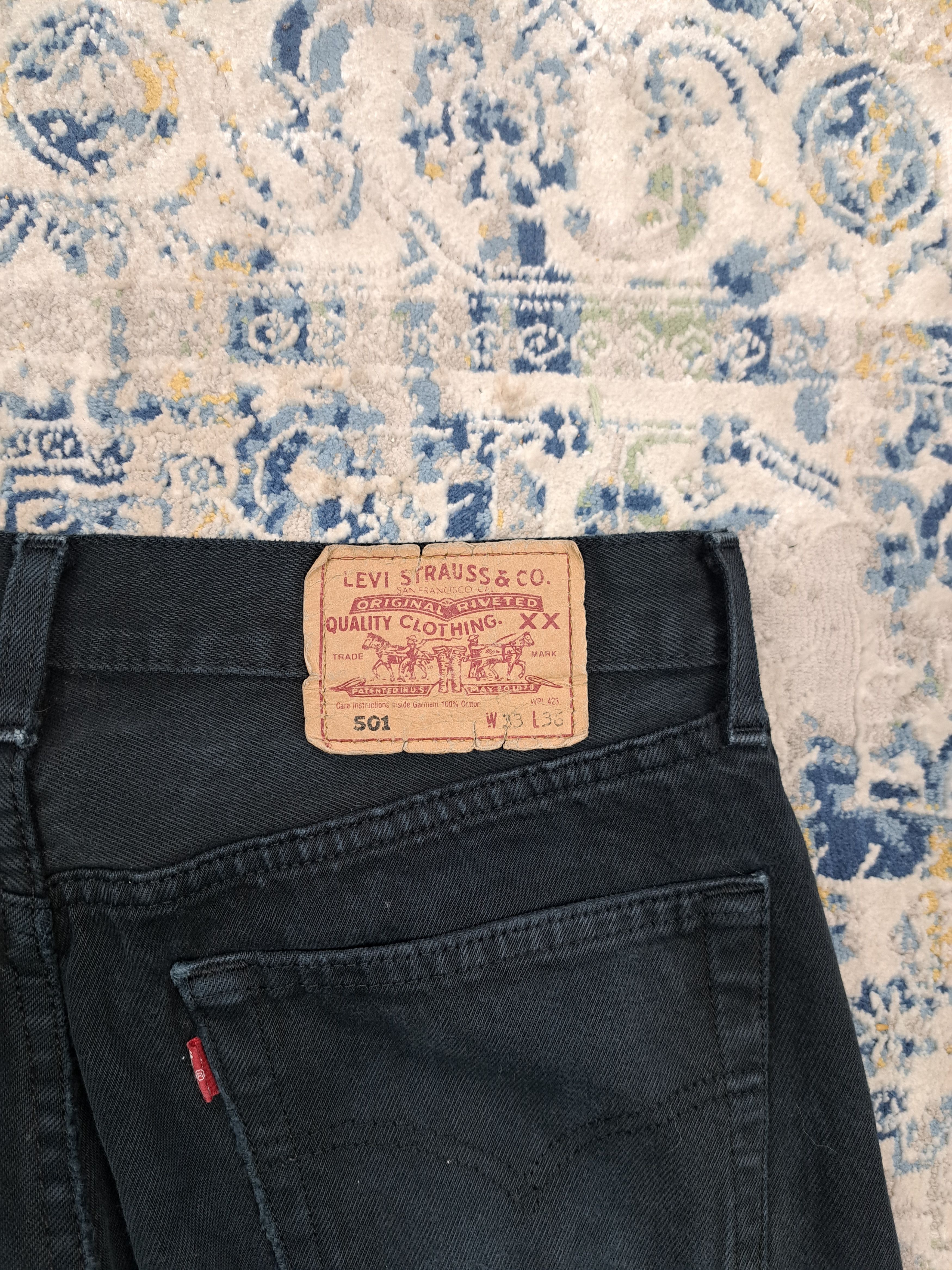 Levi's Vintage 1999 Levis 501 Straight Fit Washed Jeans Denim Pants Size US 34 / EU 50 - 3 Thumbnail