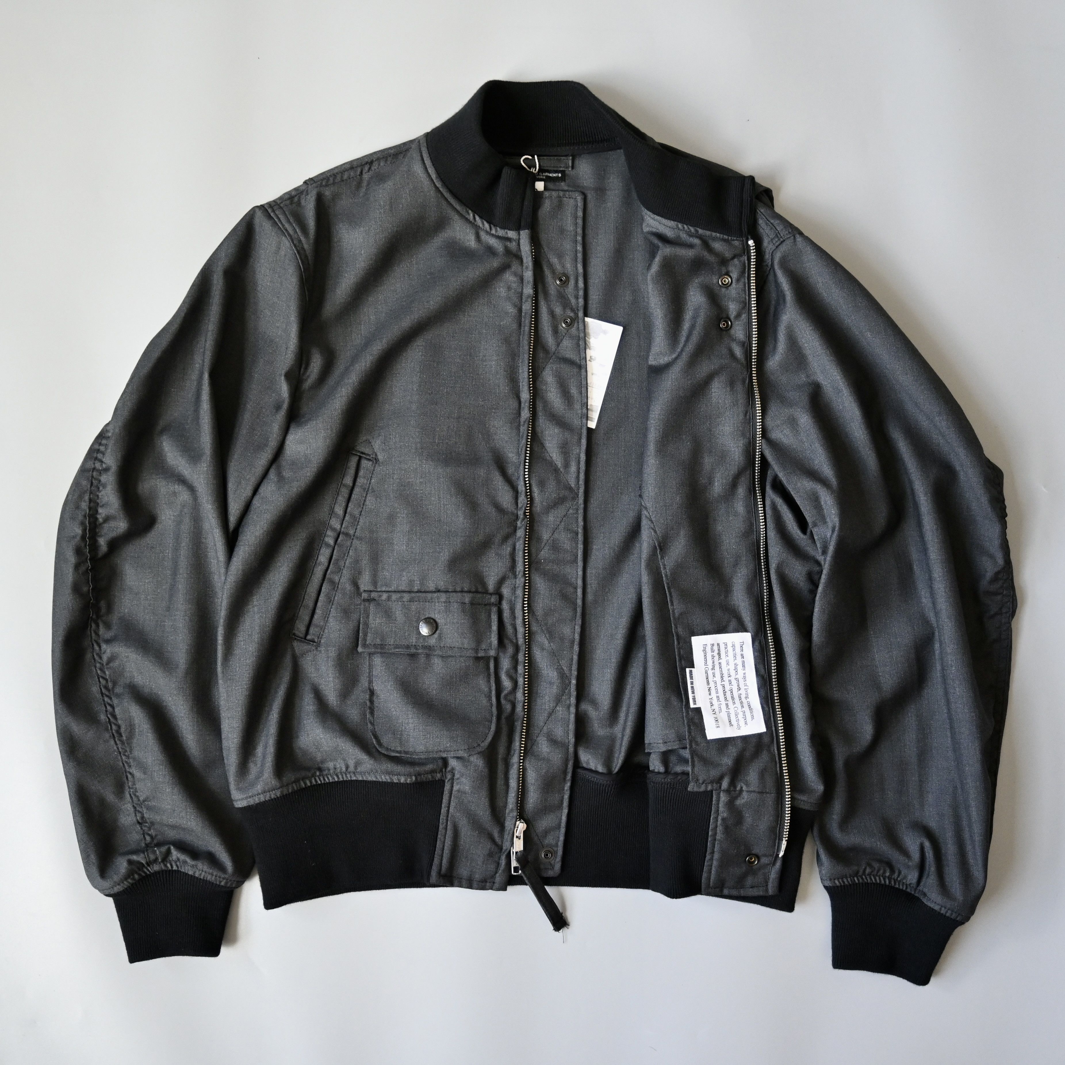 Engineered Garments UNUSED, ENGINEERED GARMENTS, Tanker Jacket, Wool, Charcoal Size US S / EU 44-46 / 1 - 4 Thumbnail