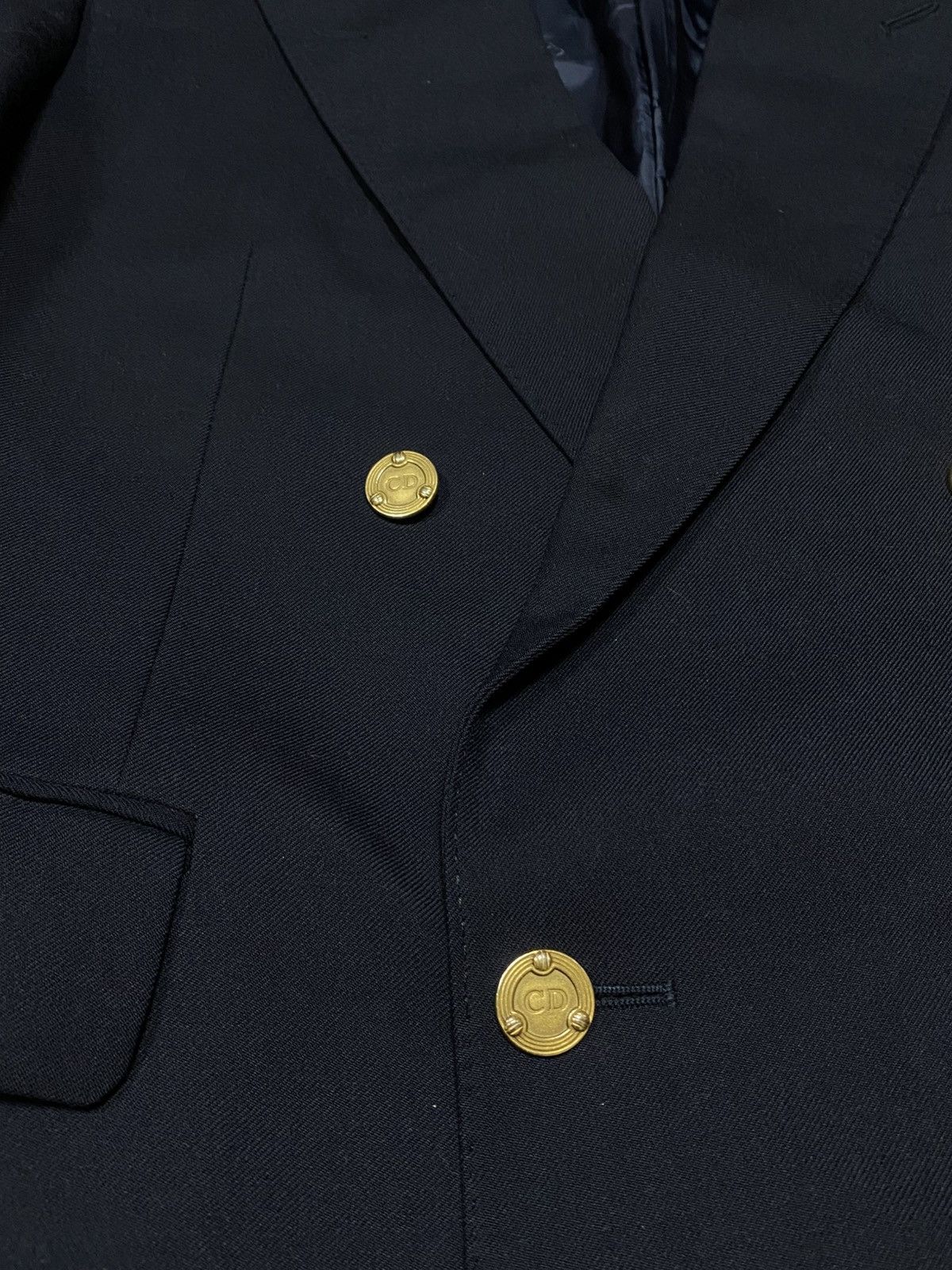 Christian Dior Monsieur Christian Dior Monsieur vintage wool blazer buttons Size 40R - 4 Thumbnail