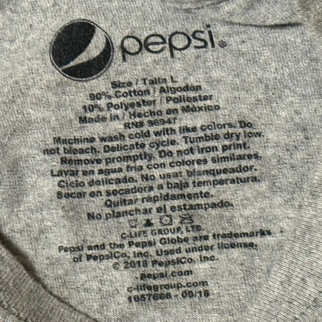 Pepsi Women's Pepsi Graphic Crop Top Long Sleeve T-Shirt, Size L Size L / US 10 / IT 46 - 4 Thumbnail