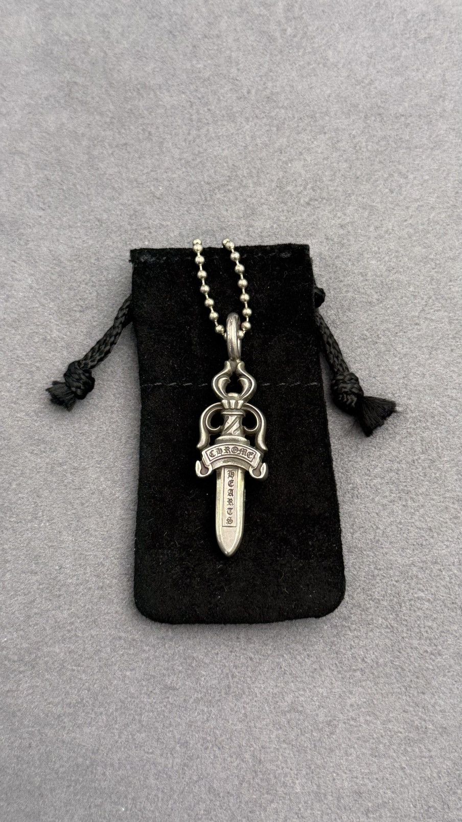 アクセサリー CHROME HEARTS Double Dagger Necklace Buy Chrome Hearts Double Dagger Pendant Online at Groupie
