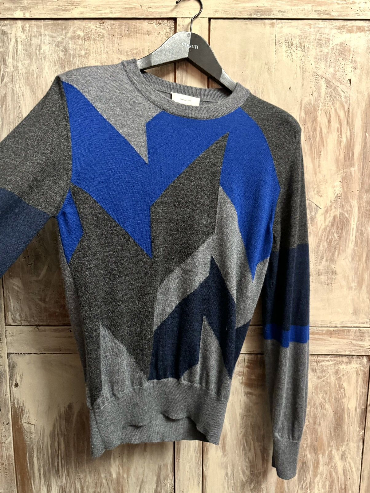 Cerruti 1881 cerruti runway line wool jumper M Size US M / EU 48-50 / 2 - 6 Thumbnail