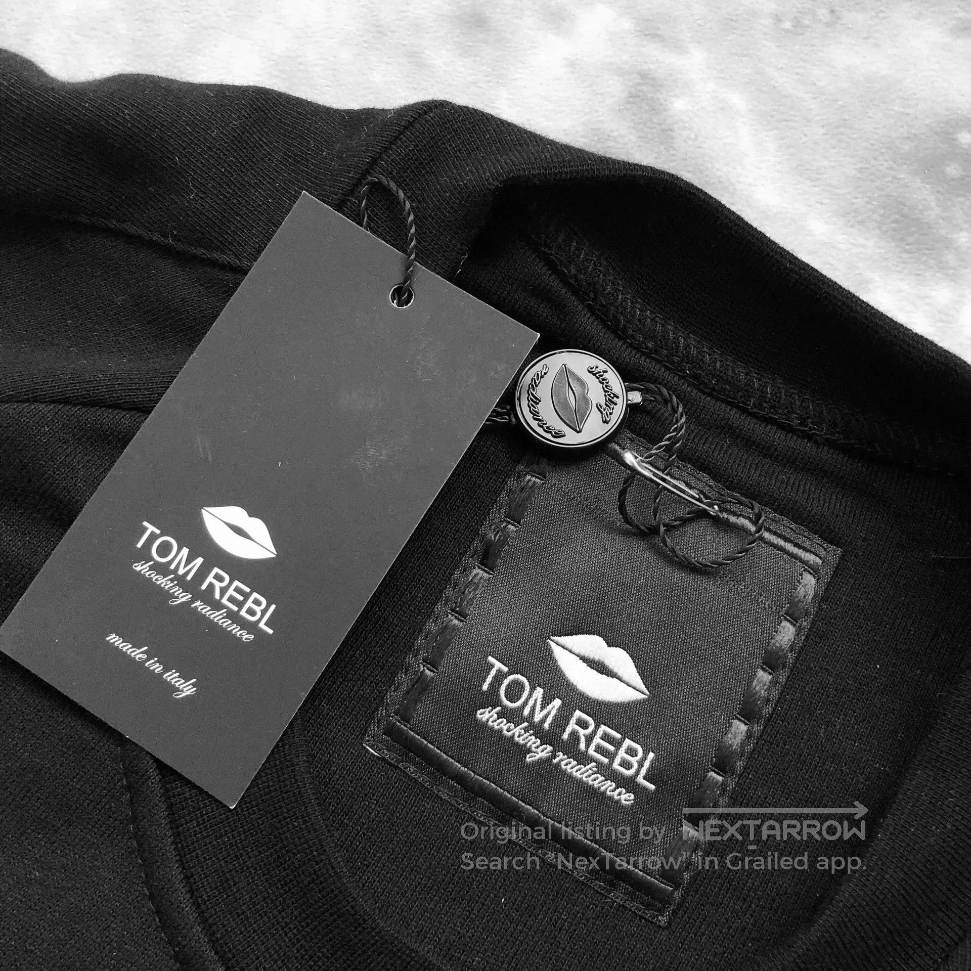 Tom Rebl TOM REBL Deconstructed Men's Pullover Sweatshirt. Size US XXL / EU 58 / 5 - 3 Thumbnail