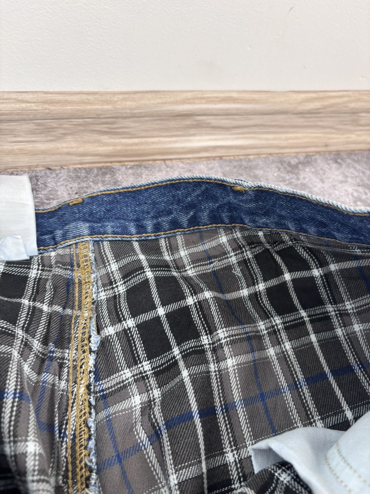 Carhartt Carhartt Men’s Denim Jeans Blue Flannel Plaid Lining Size US 38 / EU 54 - 20 Thumbnail