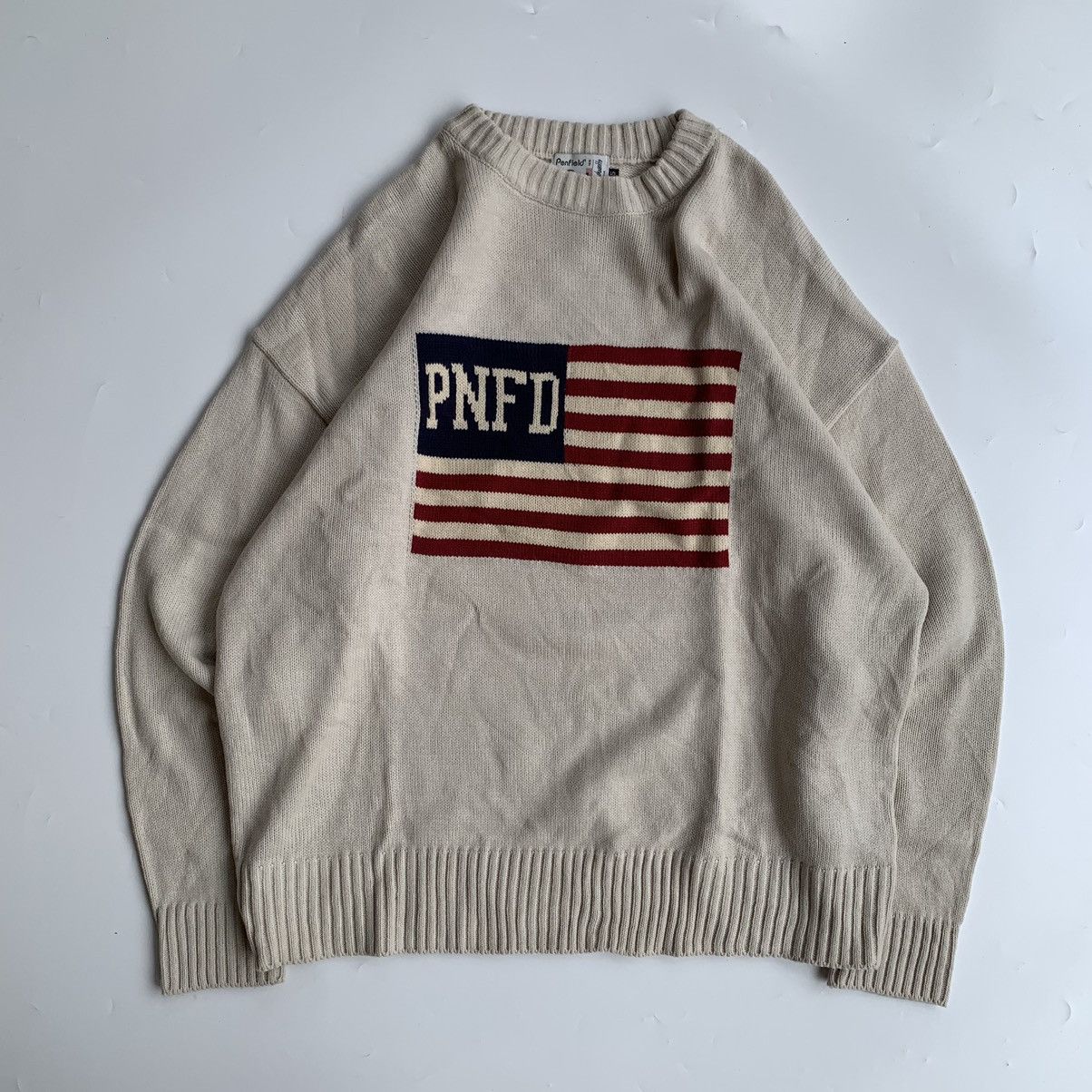 Penfield Vintage knitwear winter usa flag pattern by Penfield Size US XL / EU 56 / 4 - 1 Thumbnail