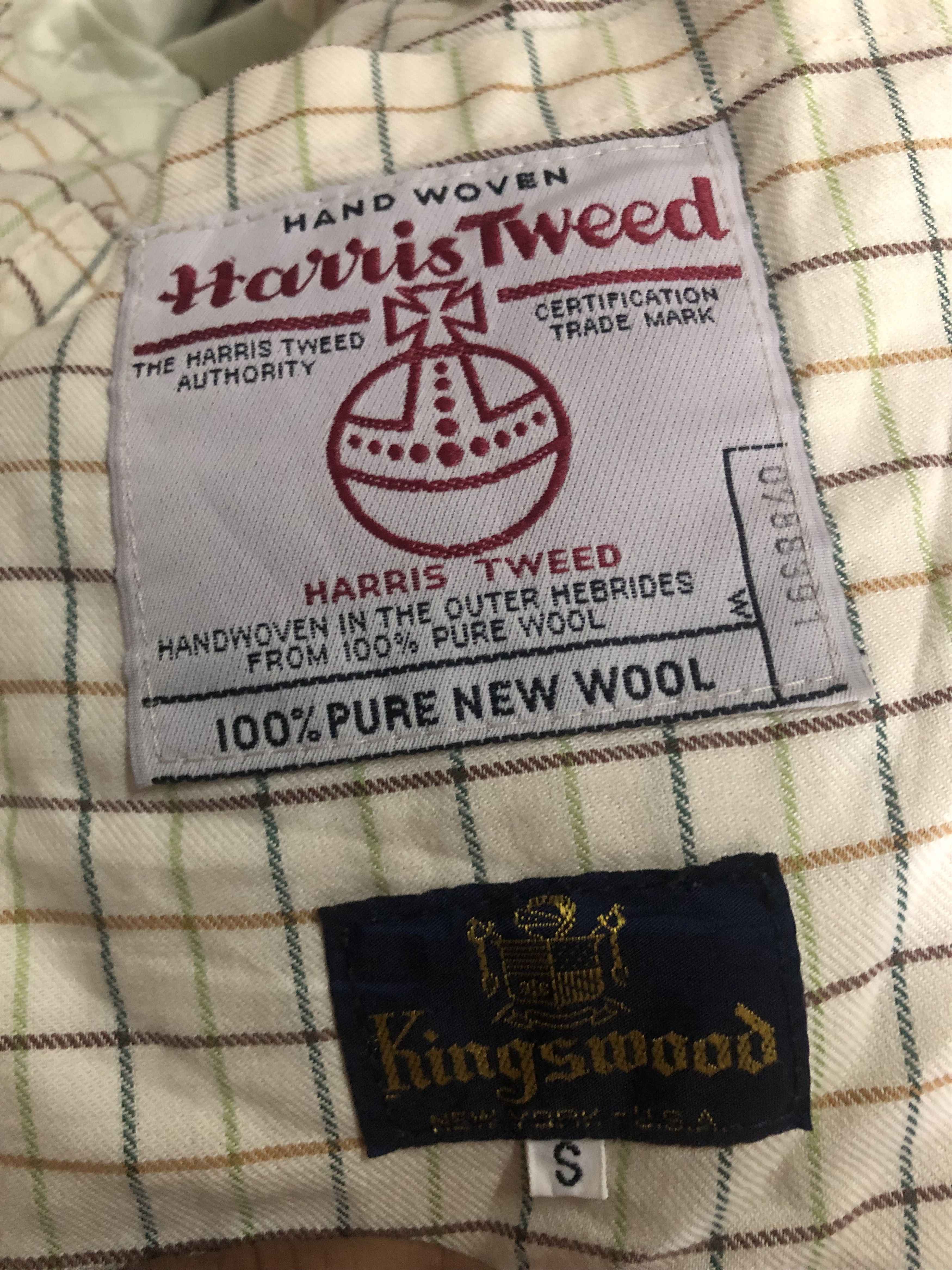 Harris Tweed Vintage Kingswood New york USA Harris Tweed Wool Jacket Size US M / EU 48-50 / 2 - 3 Thumbnail