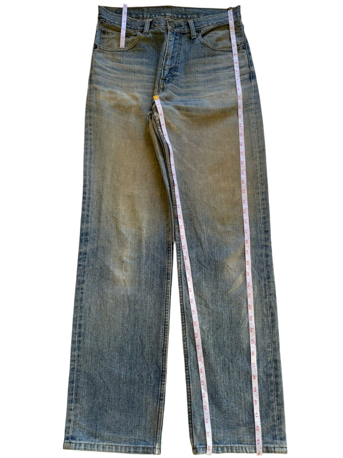 Levi's × Levi's Vintage Clothing Vintage 90s Levis 533 Mud Wash Distressed Loose Jeans Size US 31 - 12 Thumbnail
