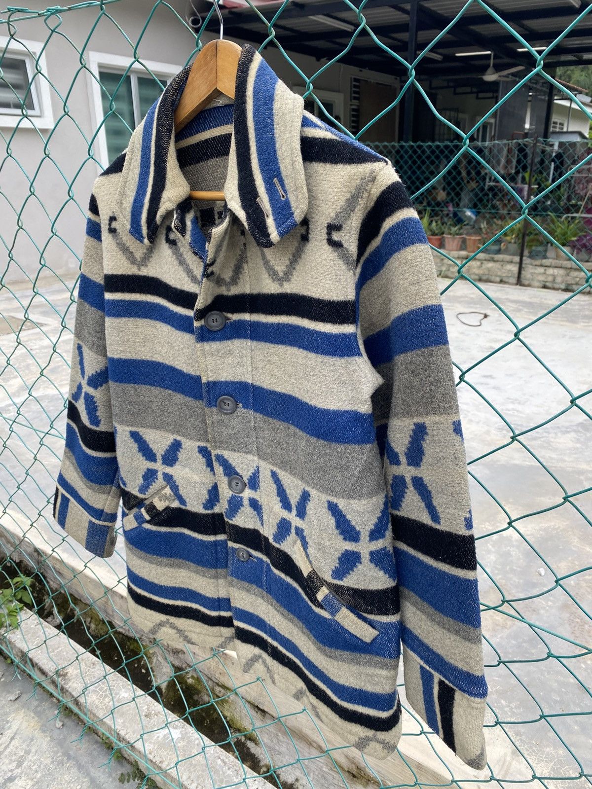 Japanese Brand GQ navajo flannel jacket Size US M / EU 48-50 / 2 - 4 Thumbnail