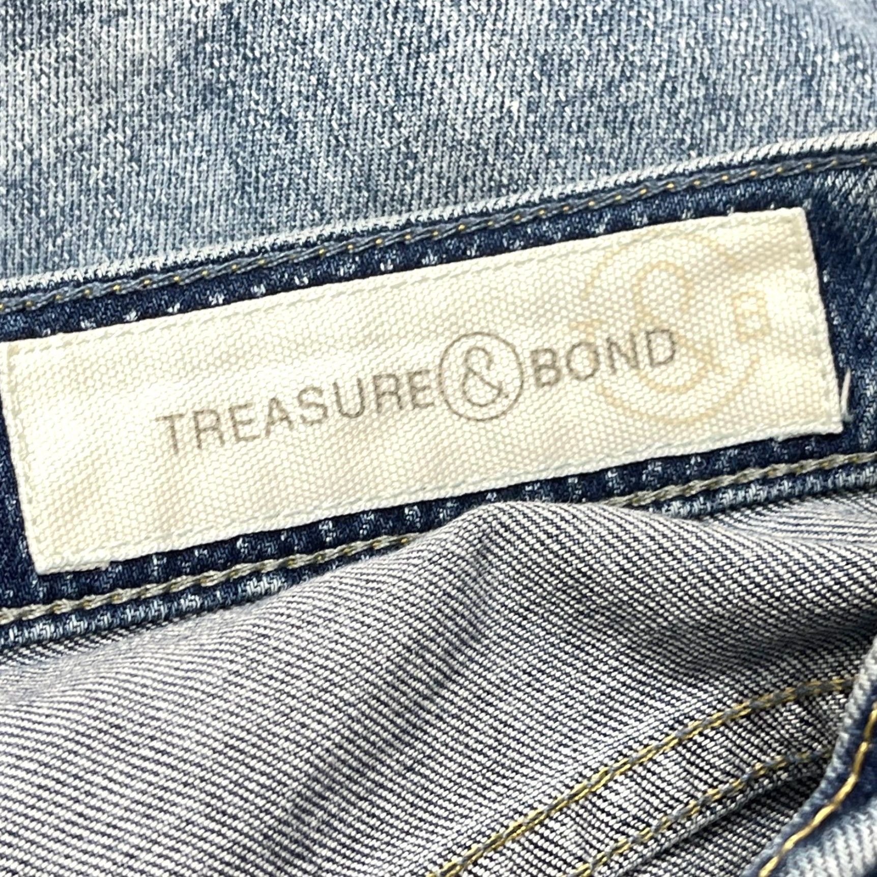 Treasure & Bond Treasure & Bond Jeans Womens 28 Blue Denim Ankle 5-Pocket Mid Rise XS? Size 24" / US 00 / IT 34 - 3 Thumbnail