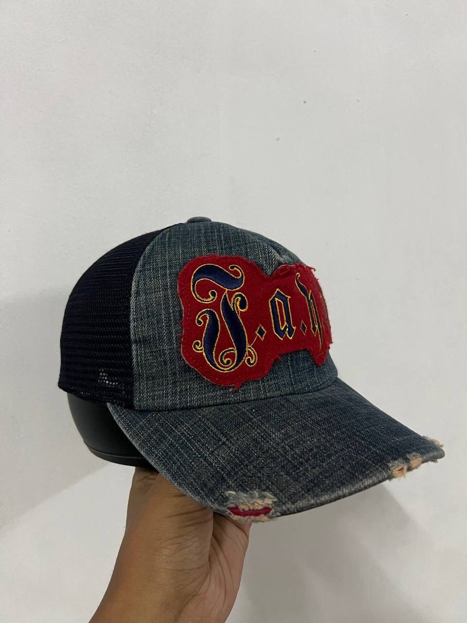 Hat Club Fahu Distressed Trucker Hat Size ONE SIZE - 1 Thumbnail