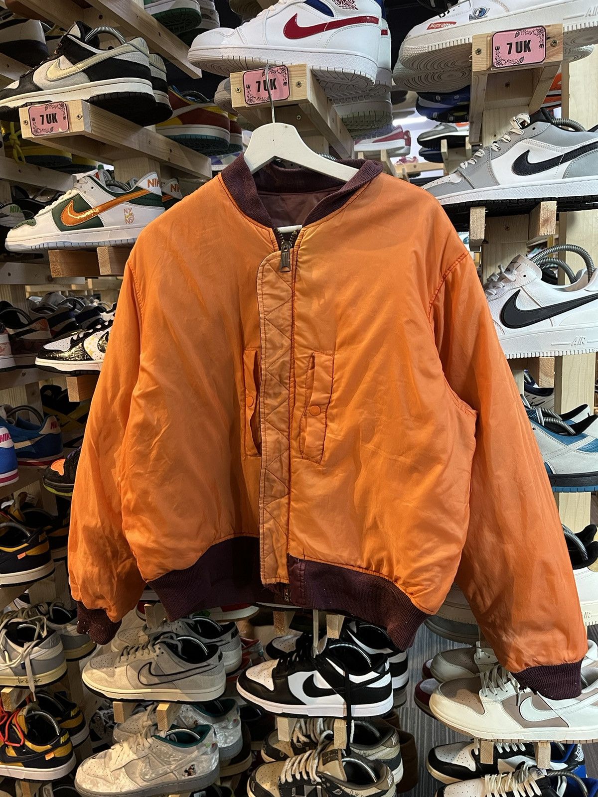 Vintage VINTAGE Bomber Jacket REVERSED Size US L / EU 52-54 / 3 - 13 Thumbnail