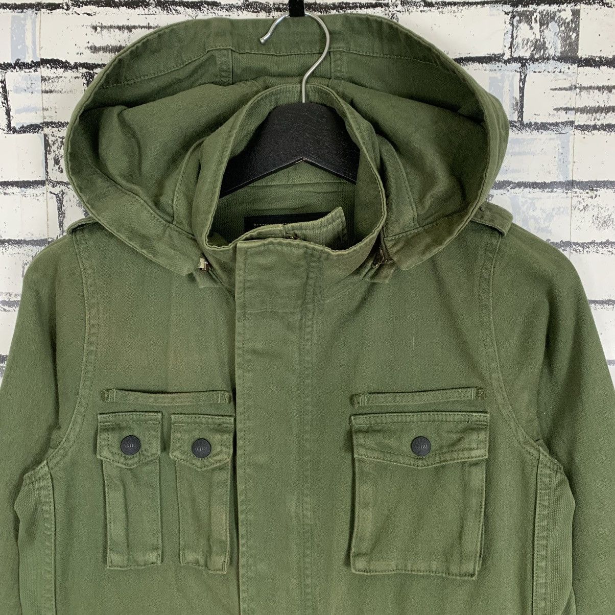 Designer × Japanese Brand × Vintage Vintage X-Girl Army Jacket Size US S / EU 44-46 / 1 - 4 Thumbnail