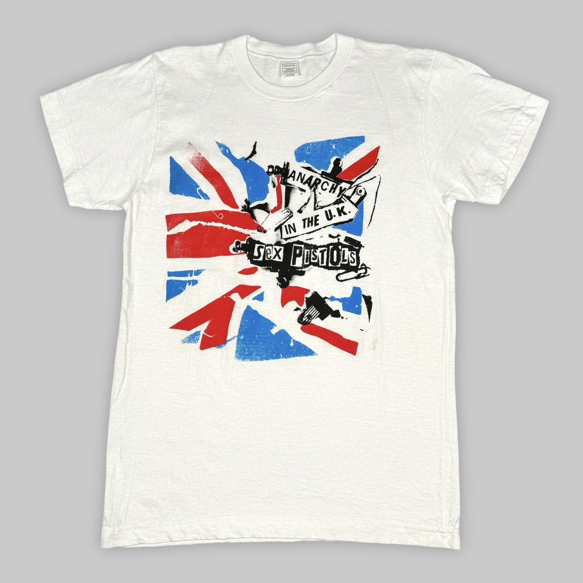 Band Tees Vintage 80s Sex Pistols ‘Anarchy in the UK’ Euro T Shirt Size US L / EU 52-54 / 3 - 2 Thumbnail
