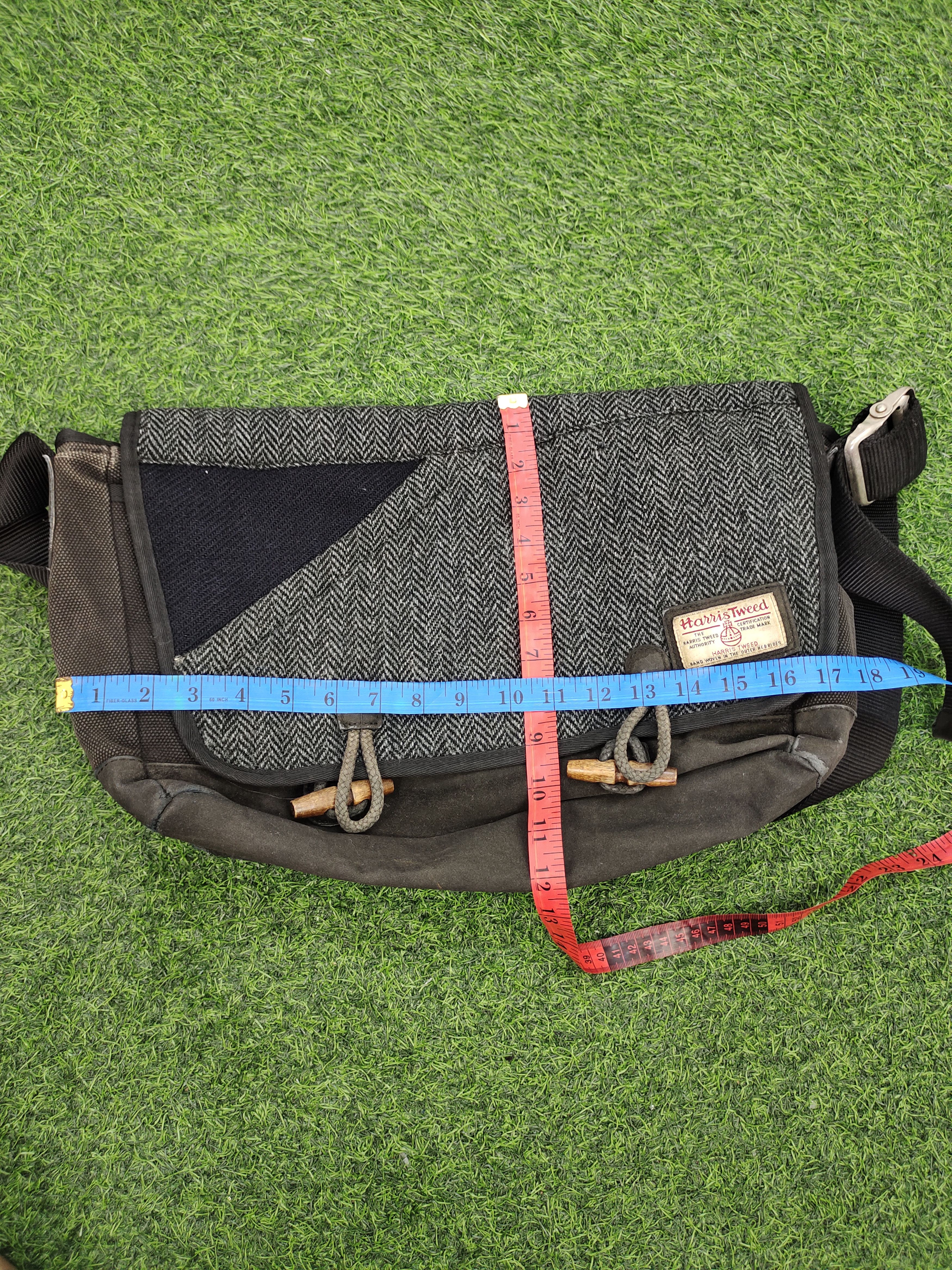Beams Plus × Harris Tweed Nicole Club x Harris Tweed Canvas Distress Messenger Bag Size ONE SIZE - 18 Thumbnail