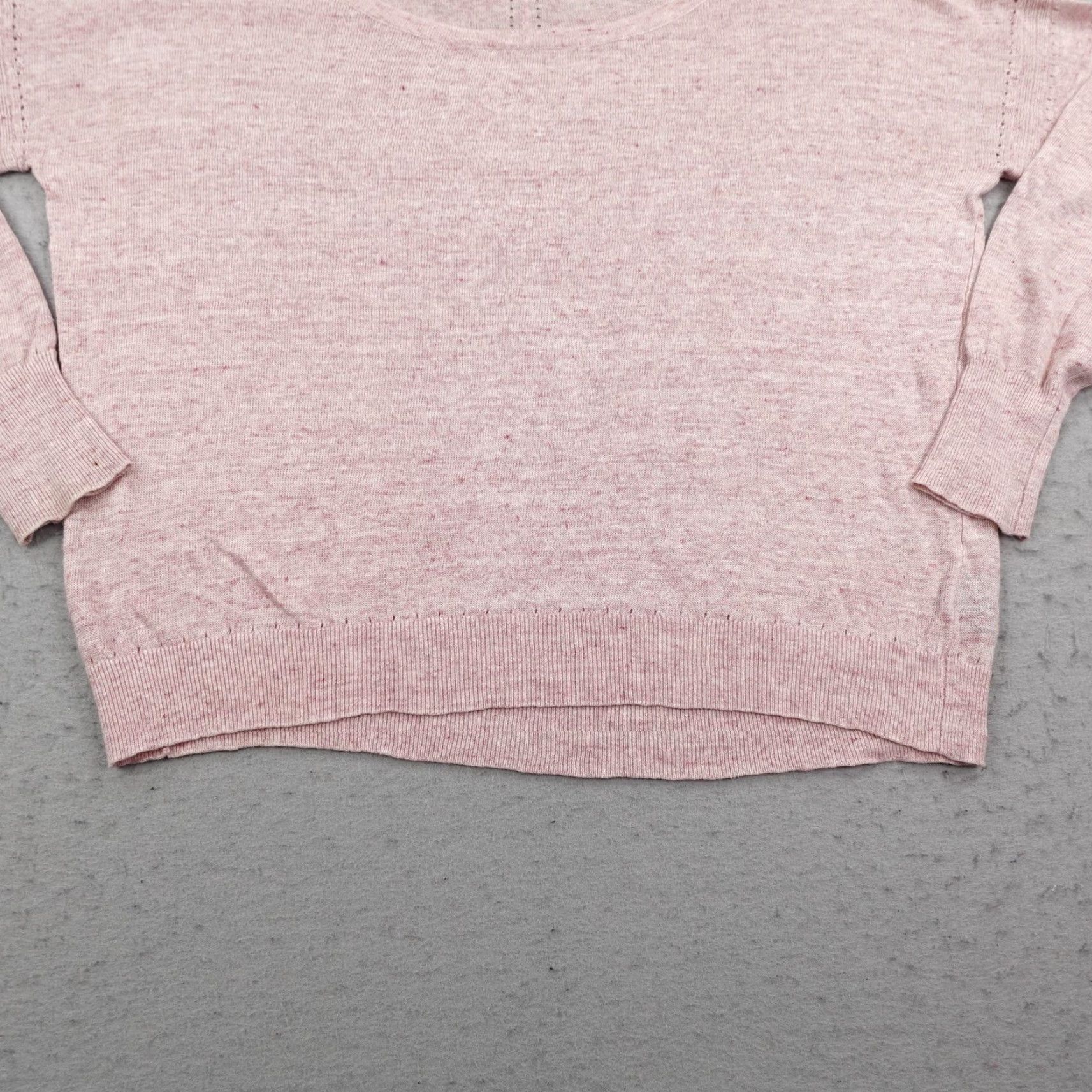 Rag & Bone rag & bone Sweater Womens Medium Pink Boat Neck Linen Lightweight Pullover Top Size M / US 6-8 / IT 42-44 - 3 Thumbnail
