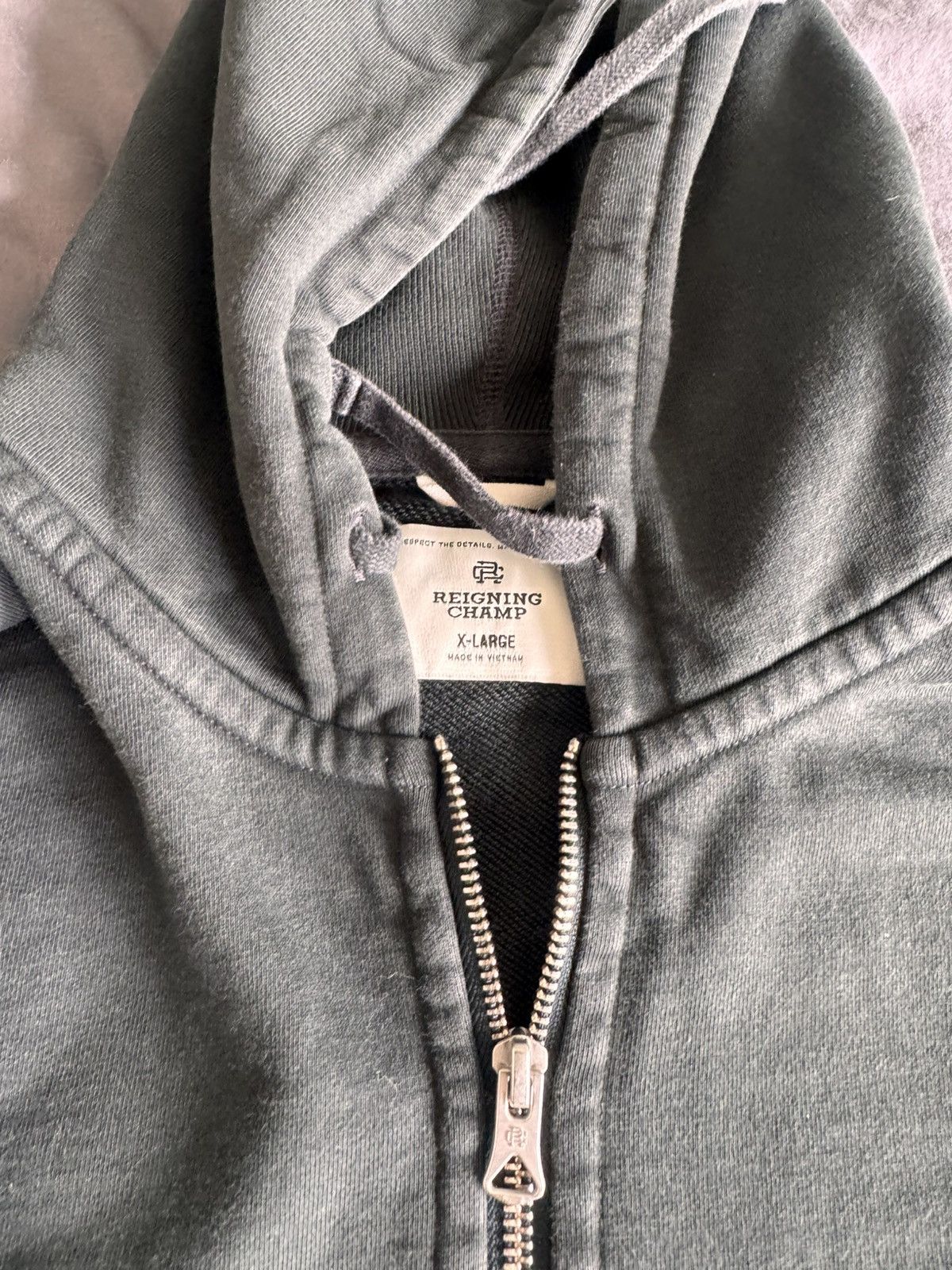 Reigning Champ Reigning Champ Midweight Terry Slim Zip Hoodie Size US XL / EU 56 / 4 - 2 Thumbnail