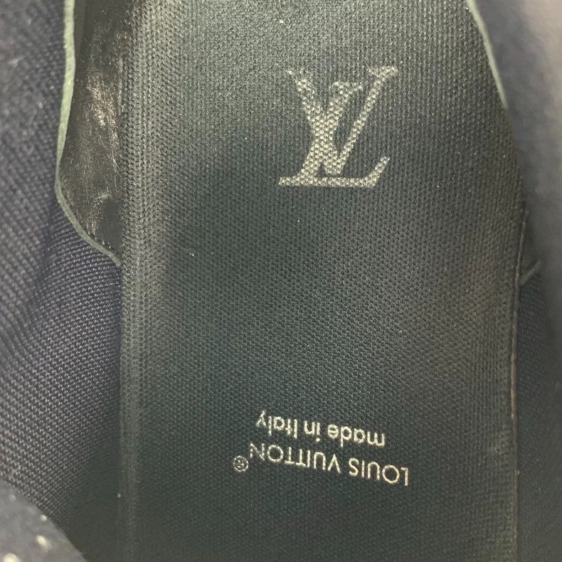 Louis Vuitton Louis Vuitton Black presbyopic logo letter embroidered lac Size US 10 / EU 43 - 8 Thumbnail