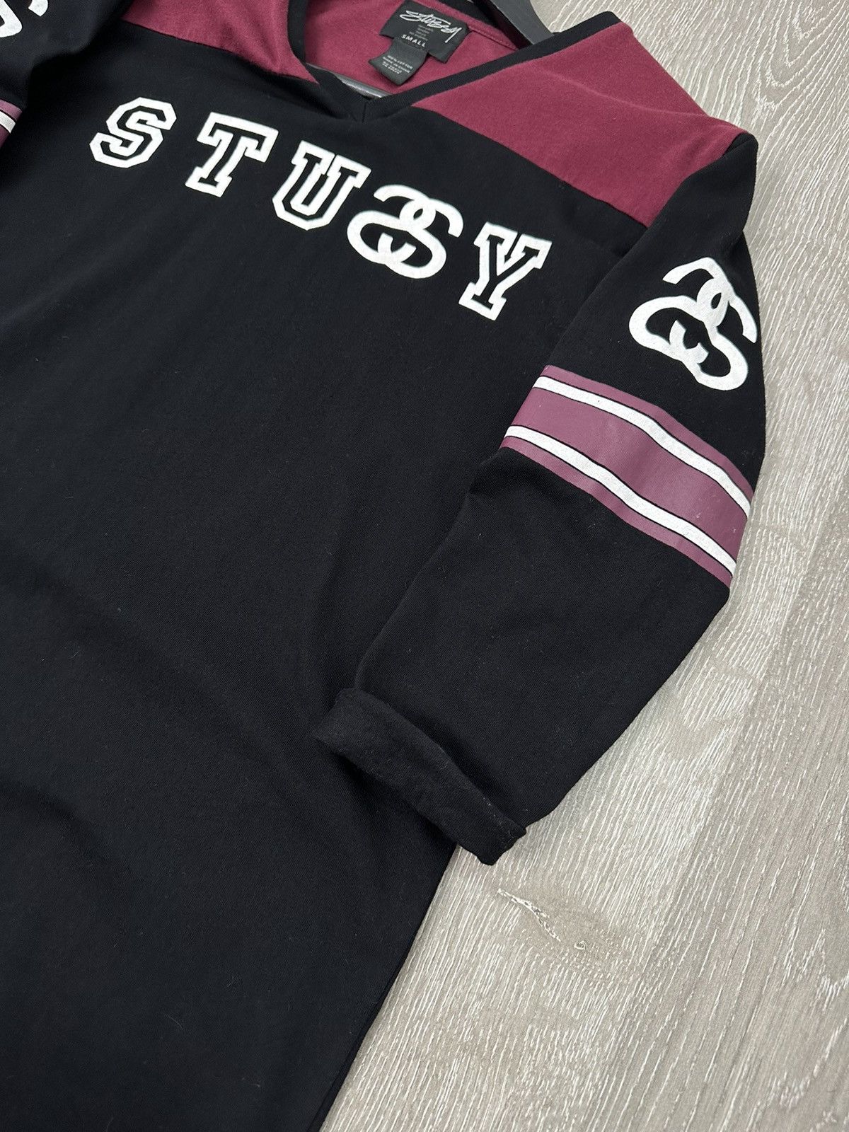 Stussy STUSSY Y2K Big Logo Long Sleeve T-Shirt Sweatshirt Tunic Size S / US 4 / IT 40 - 12 Thumbnail
