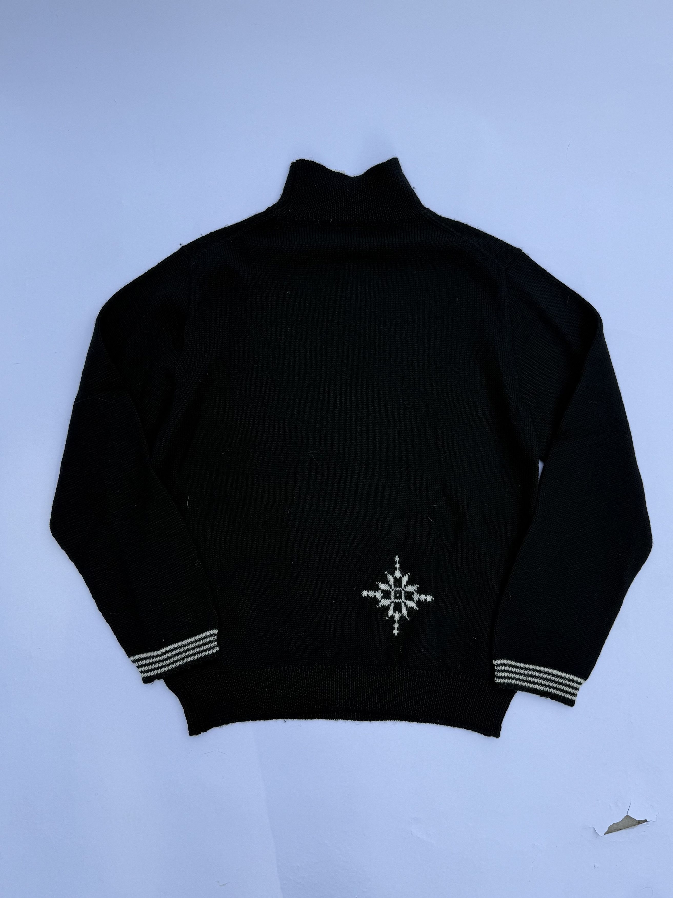 Yohji Yamamoto Yohji Yamamoto AW2005 Pour Homme Snowflake Sweater Size US L / EU 52-54 / 3 - 2 Thumbnail