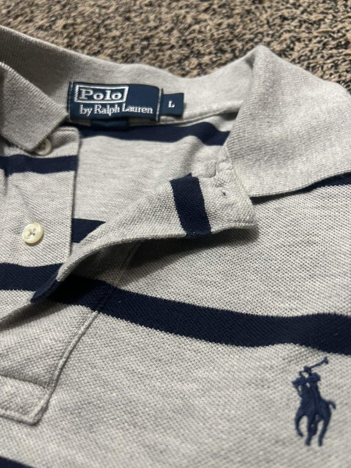 Polo Ralph Lauren Timeless Polo Ralph Lauren striped polo Sized Large Size US L / EU 52-54 / 3 - 3 Thumbnail
