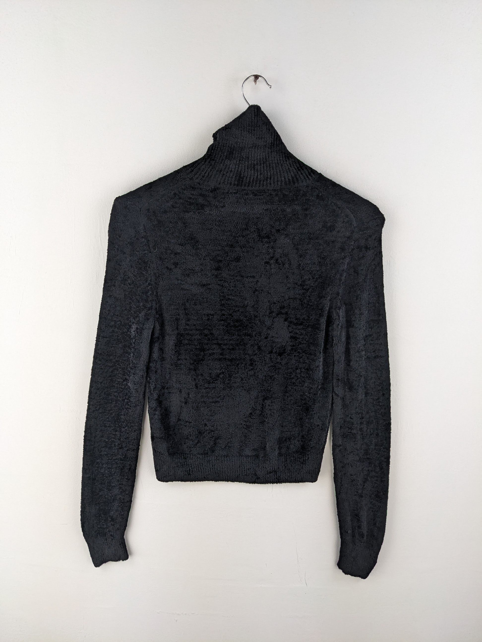 Comme des Garcons × Japanese Brand × Vintage Vintage Comme Des Garcons Fleece Sweater Turtle Neck Size S / US 4 / IT 40 - 11 Thumbnail