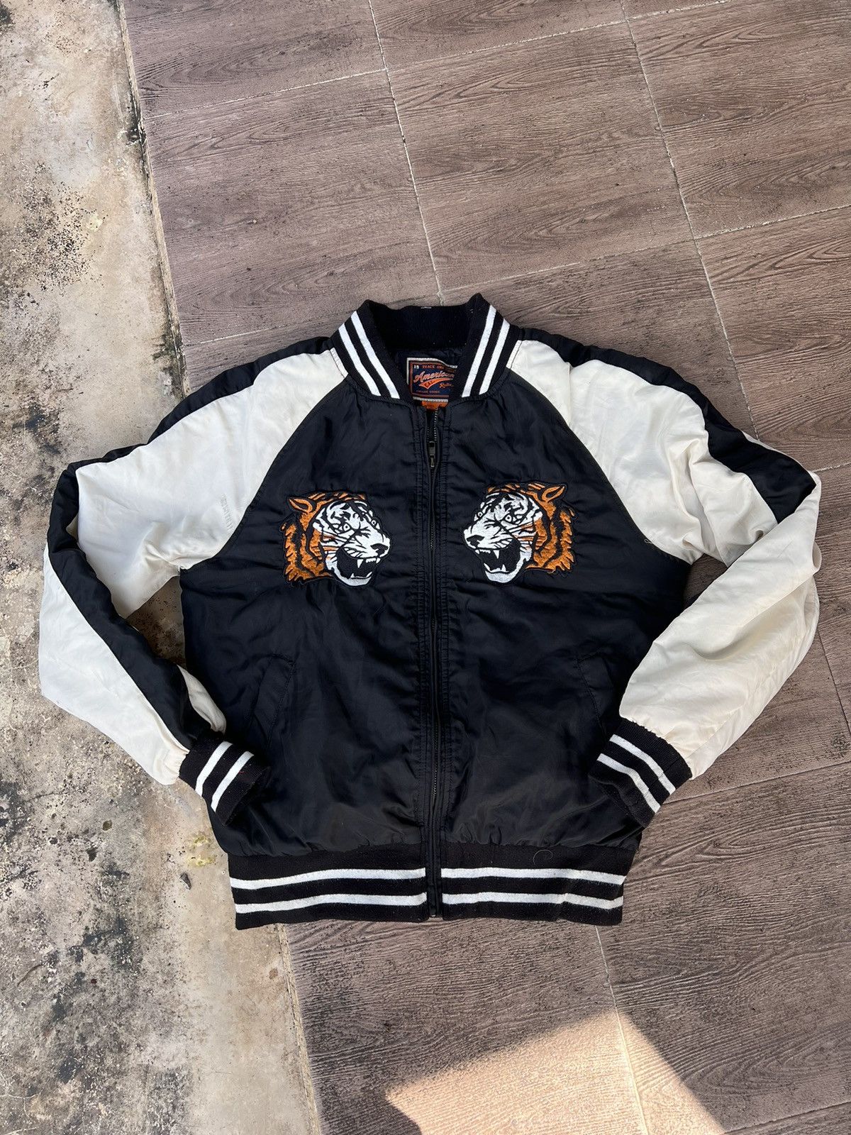 Japanese Brand American Retro varsity jacket Sukajan Size US S / EU 44-46 / 1 - 1 Thumbnail