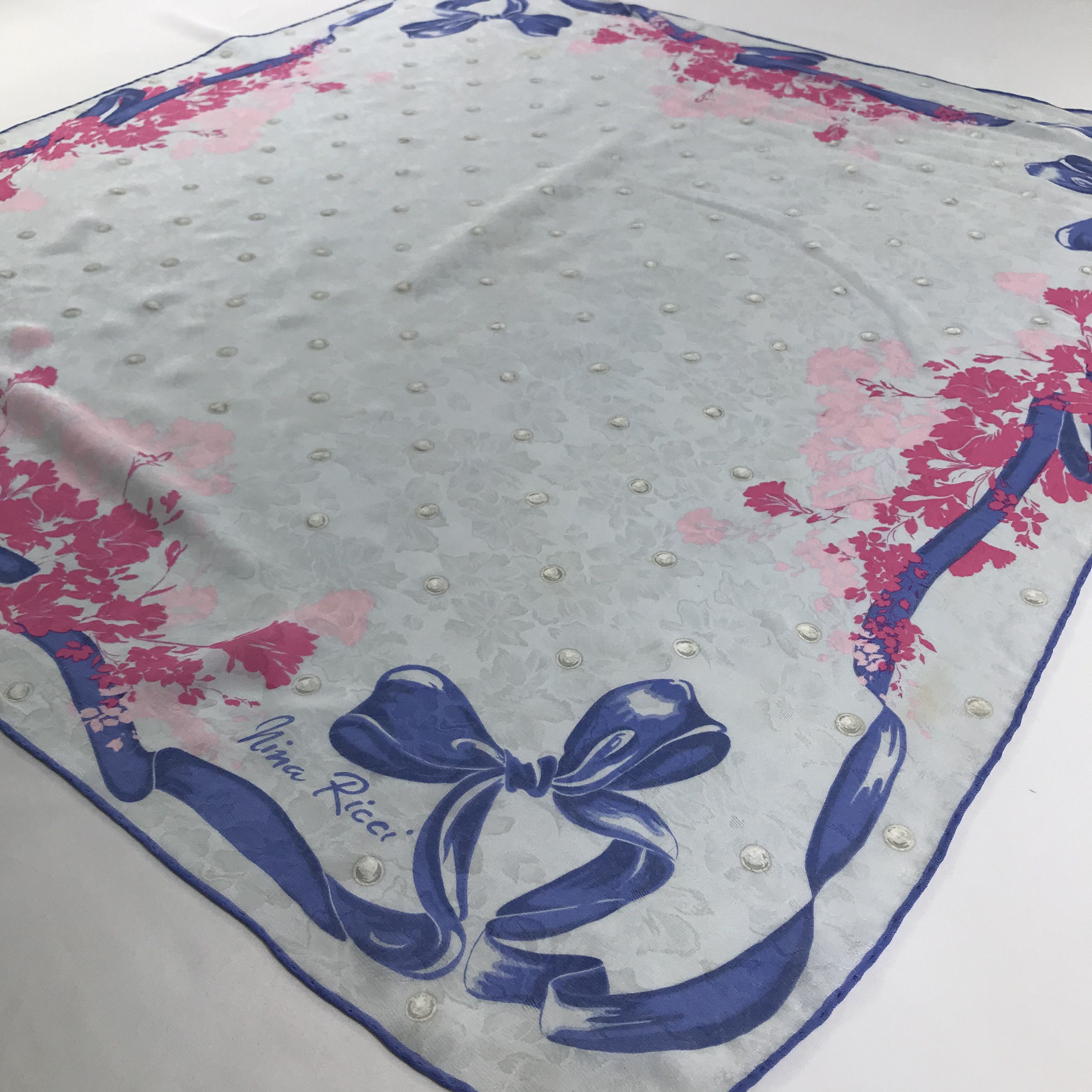 Nina Ricci Vintage Nina Ricci Silk Scarf Size ONE SIZE - 3 Thumbnail