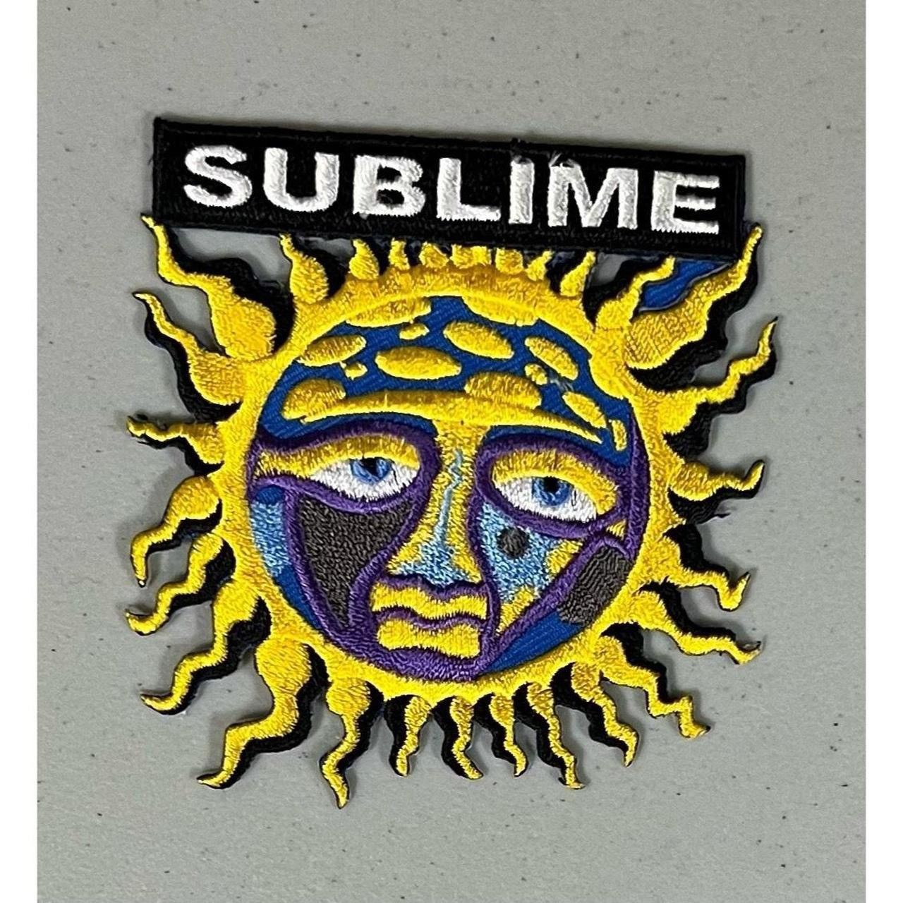 Band Tees × Sublime × Vintage Yellow Sublime Band Patch for DIY Crafts Sewing Clothing ☀️✨ Size ONE SIZE - 2 Thumbnail