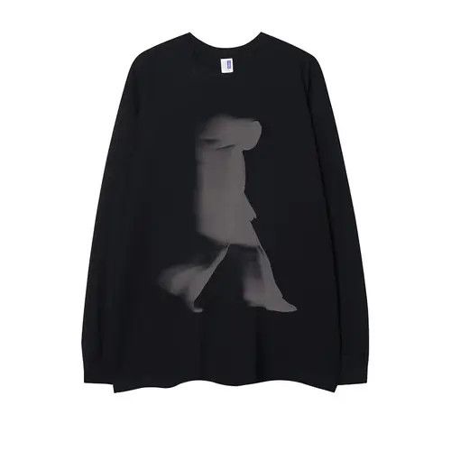 Other Loose silhouette walking print long sleeve Size US L / EU 52-54 / 3 - 5 Thumbnail