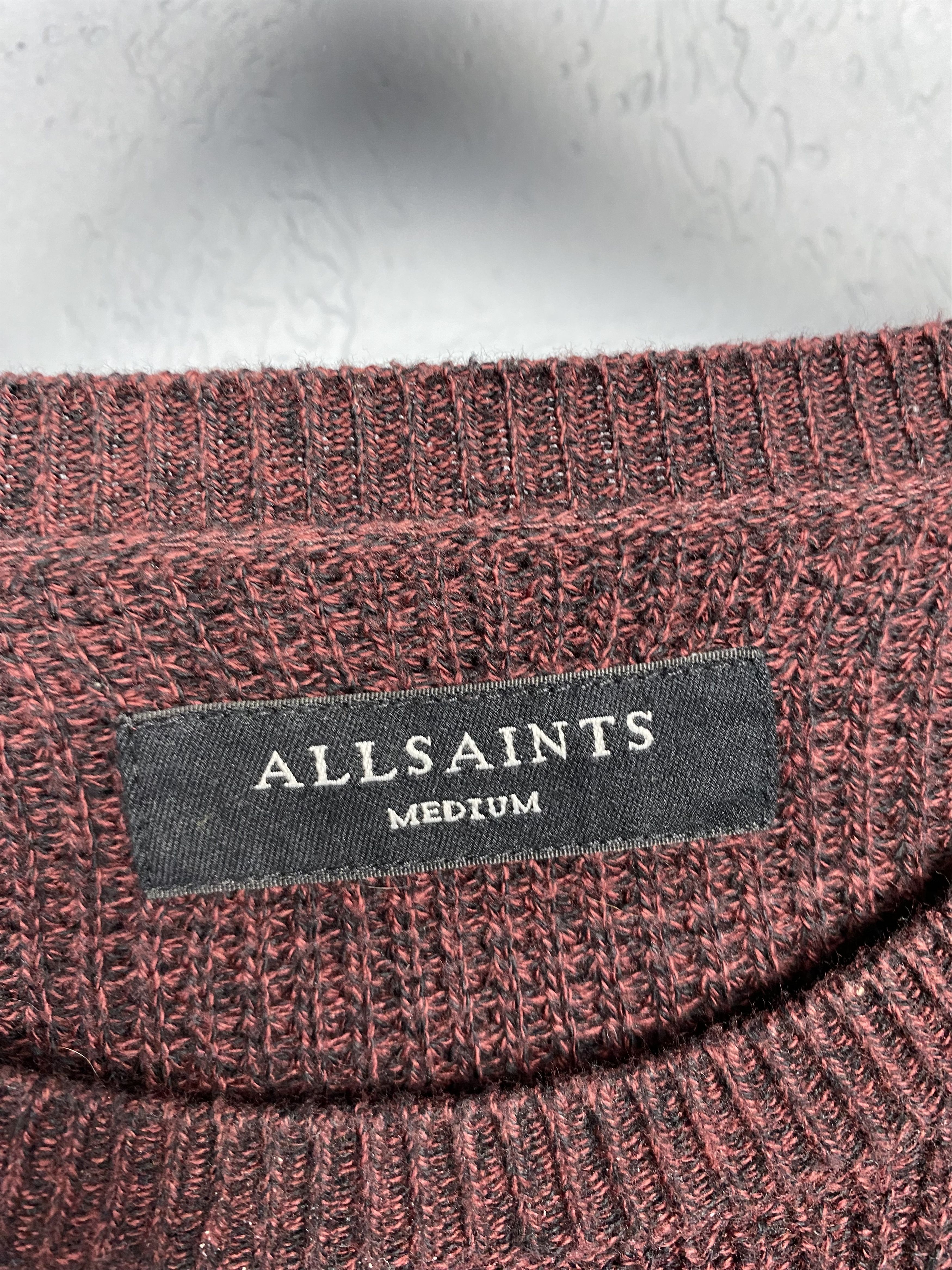 Allsaints × Vintage Allsaints Vintage Rias Crew Neck Mens Knit Sweater Size US M / EU 48-50 / 2 - 3 Thumbnail