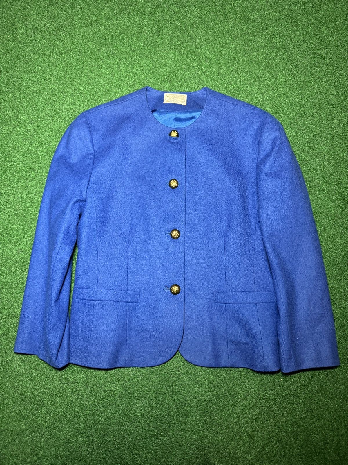 Pendleton Vintage Pendleton Wool Blazer Womens Blue 14 Suit Jacket Size XL / US 12-14 / IT 48-50 - 1 Thumbnail