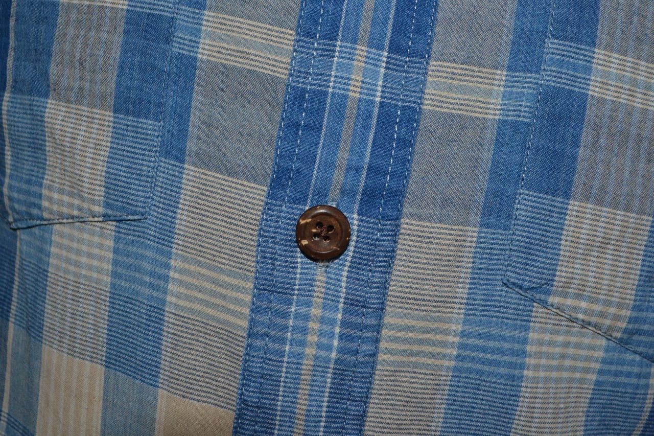 RRL Ralph Lauren × Vintage RRL RALPH LAUREN Men's RL Short sleeve Shirt Blue Size M Size US M / EU 48-50 / 2 - 6 Thumbnail