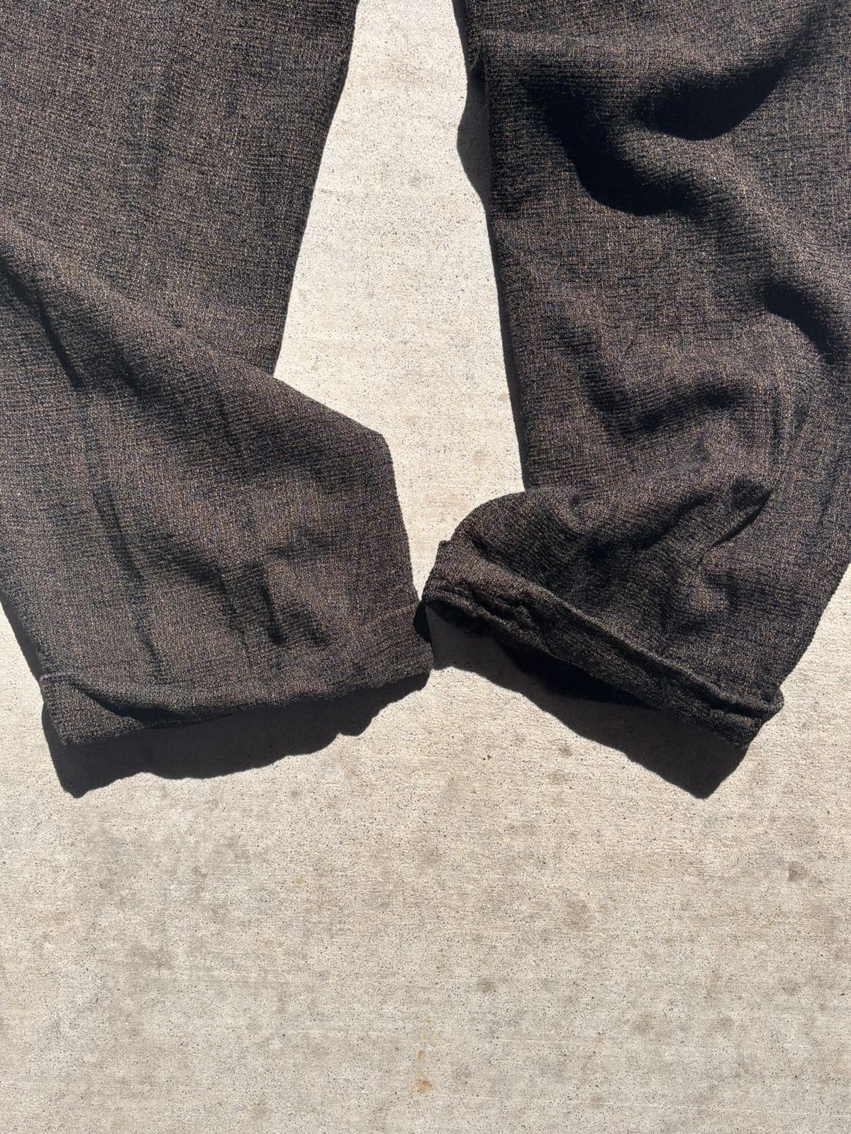 Japanese Brand Vintage Japanese Wool / Rayon Blend Suiting Pants Size US 32 / EU 48 - 7 Thumbnail