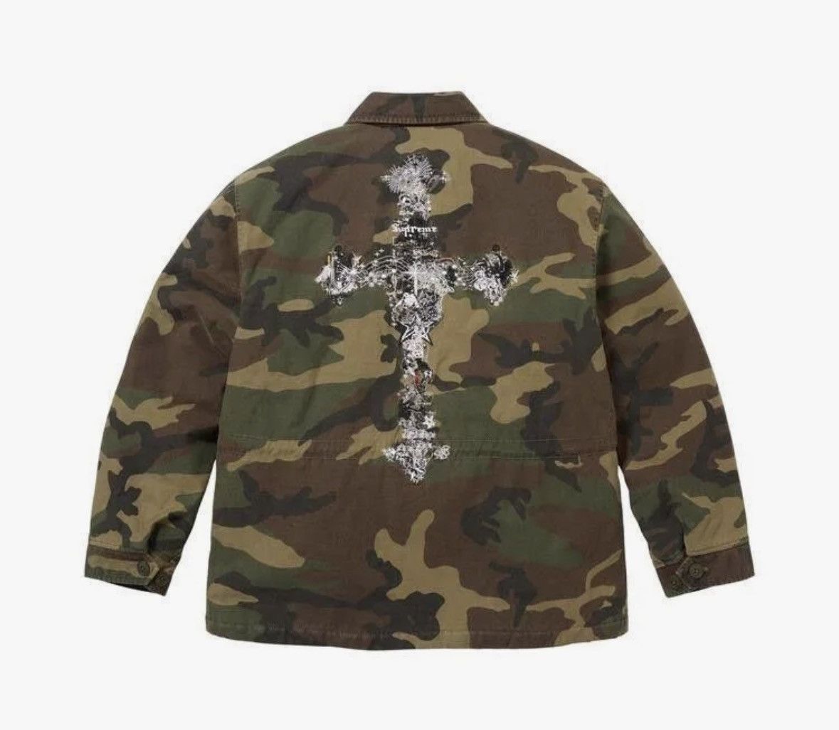 Supreme Supreme AOI Cross M52 Jacket Woodland Camo Size US M / EU 48-50 / 2 - 2 Thumbnail
