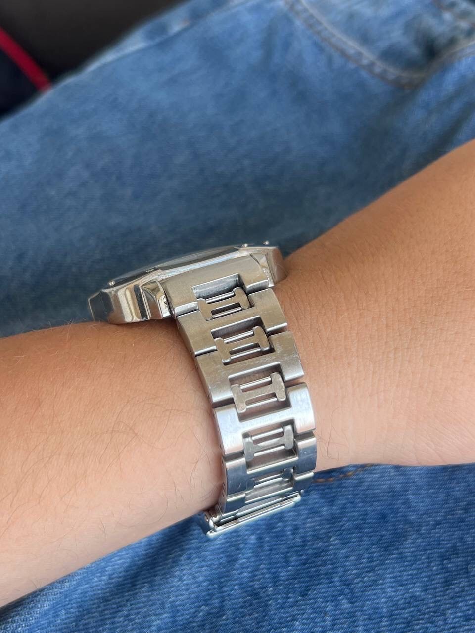 Dolce & Gabbana D&G MEN'S METAL BIG CHUNKY METAL STEEL QUARTZ WATCH 2000S Size ONE SIZE - 16 Thumbnail