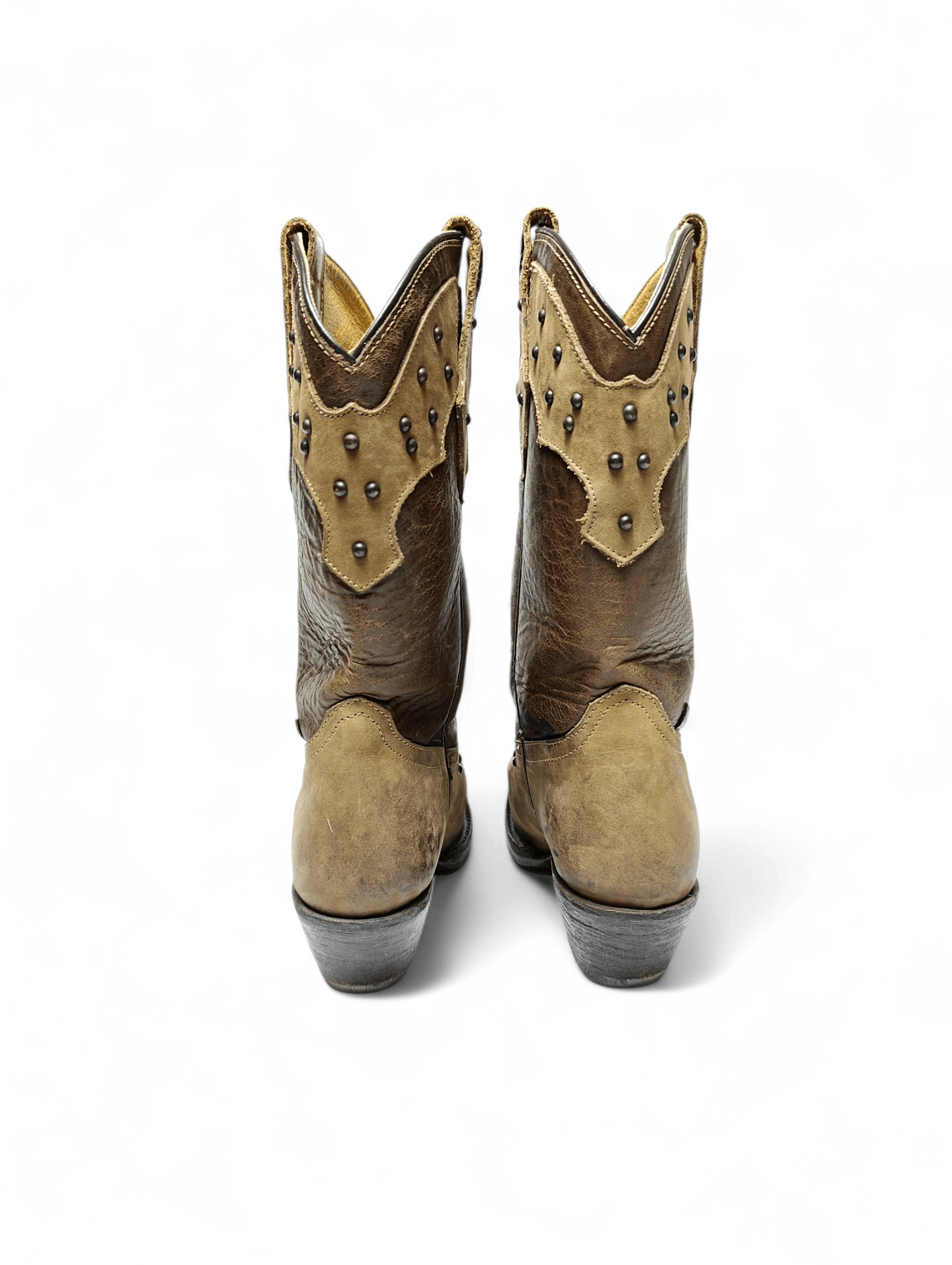 Stars & Stripes Vintage Leather Western Boots Size US 8 / IT 38 - 5 Thumbnail