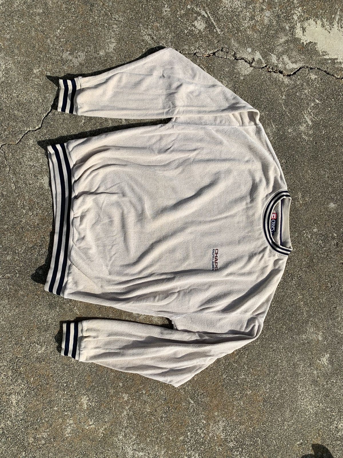 Chaps Ralph Lauren × Polo Ralph Lauren × Ralph Lauren Chaps Ralph Lauren Cream Sweatshirt Size US L / EU 52-54 / 3 - 2 Thumbnail