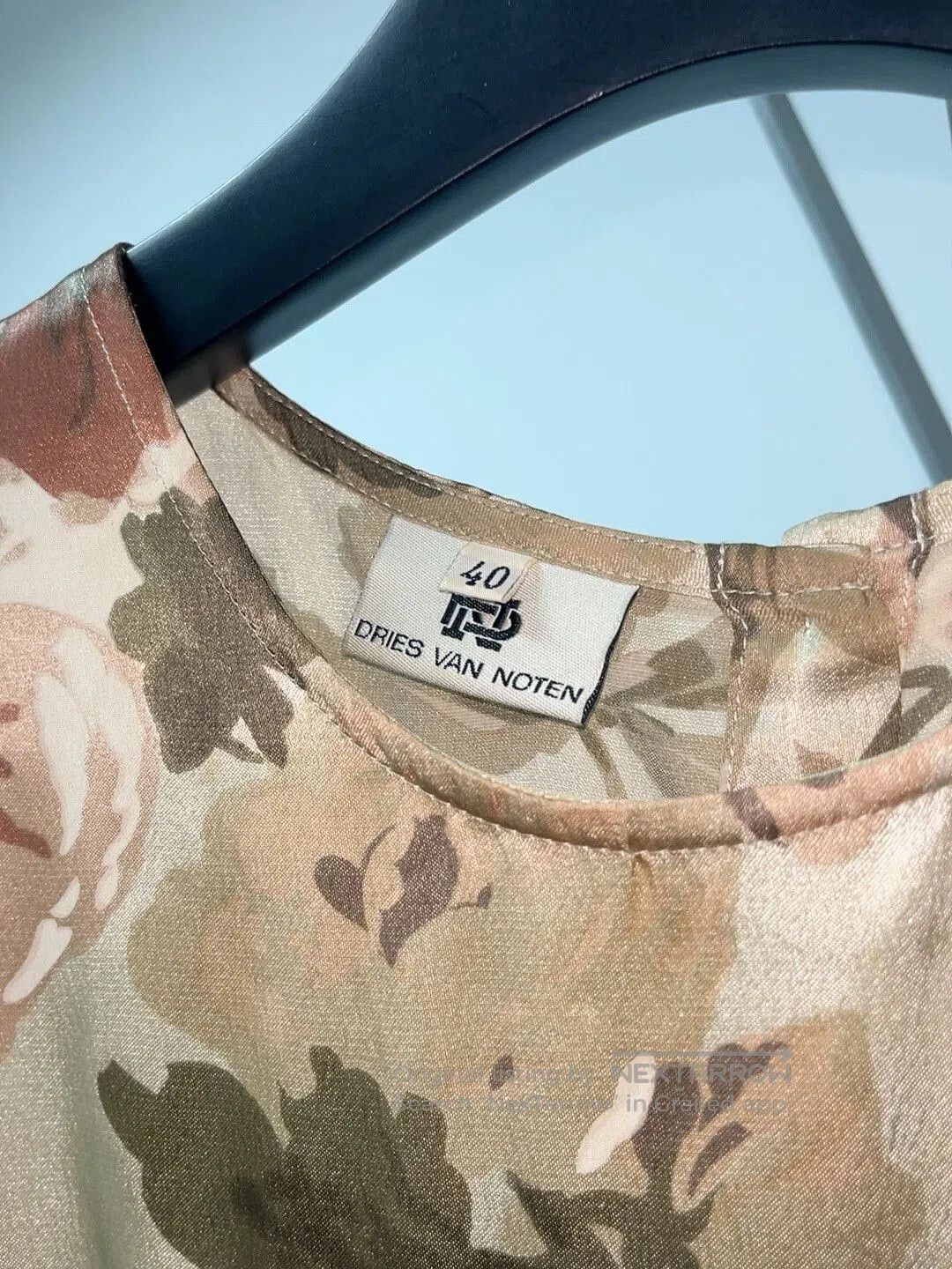 Dries Van Noten drapes floral dress by dries van noten. Size M / US 6-8 / IT 42-44 - 2 Thumbnail