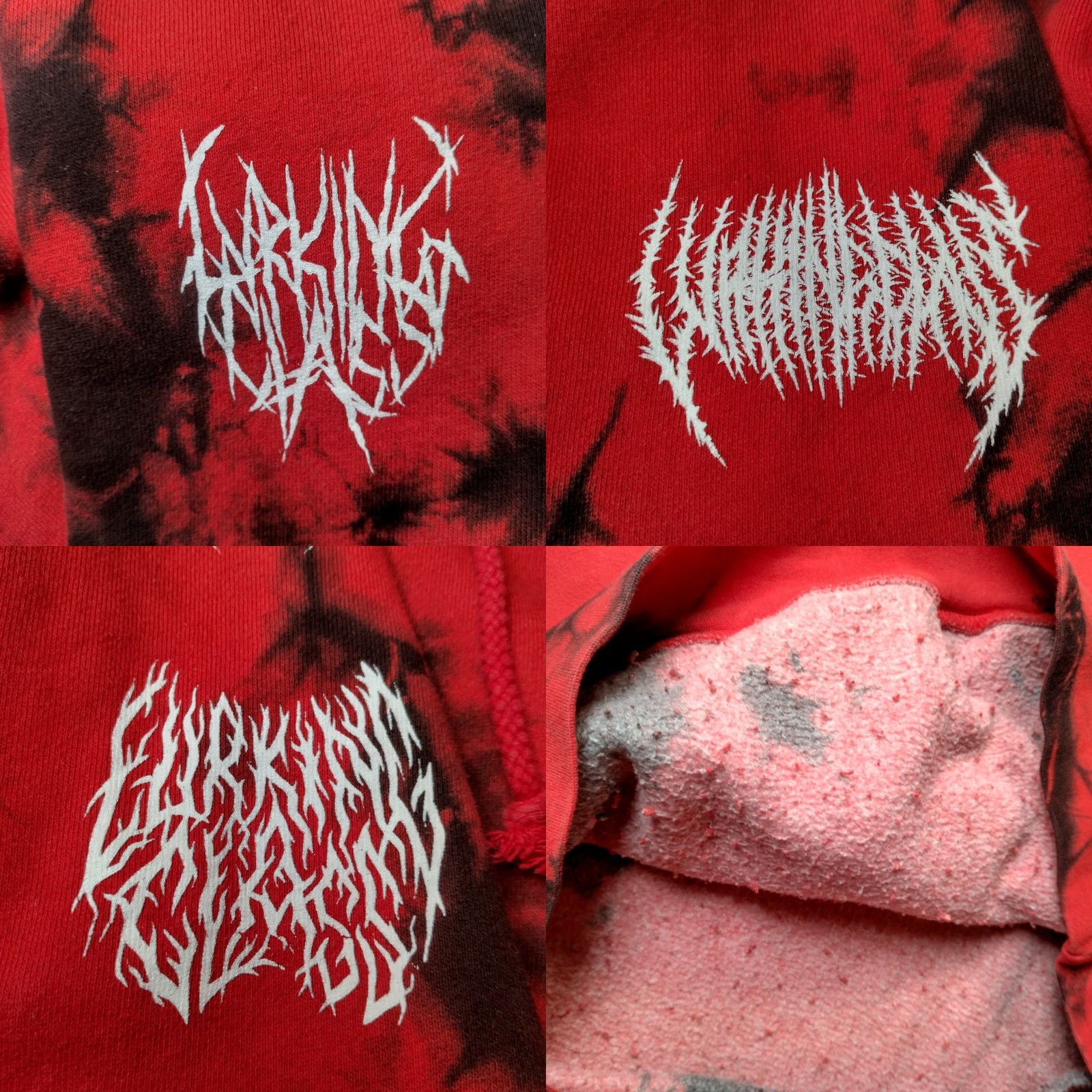 Vintage VINTAGE Sketchy Tank Men Hoodie Pullover Long Sleeve Reaper Tie Dye Cotton Blend 90s Lurking Class Size US M / EU 48-50 / 2 - 8 Thumbnail