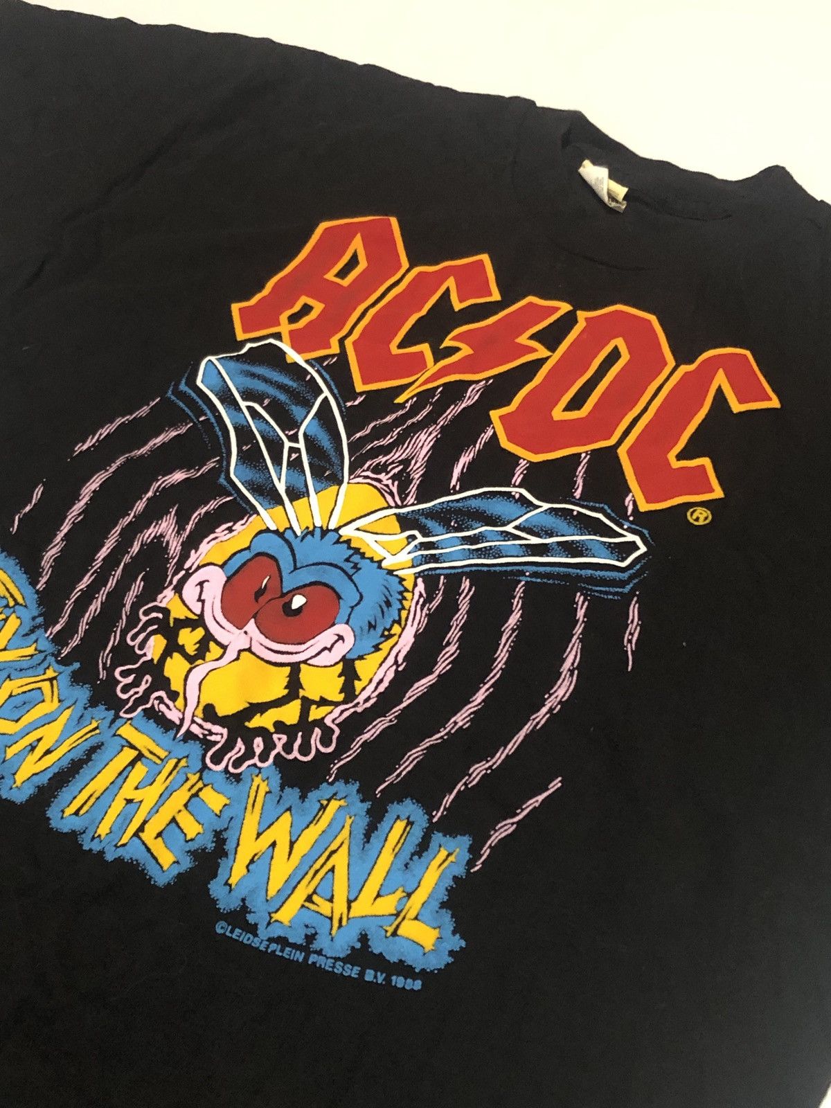 AC/DC Ac/Dc 1988 Fly on the wall tee, T-shirt 1988 Screen Stars Size US L / EU 52-54 / 3 - 1 Thumbnail