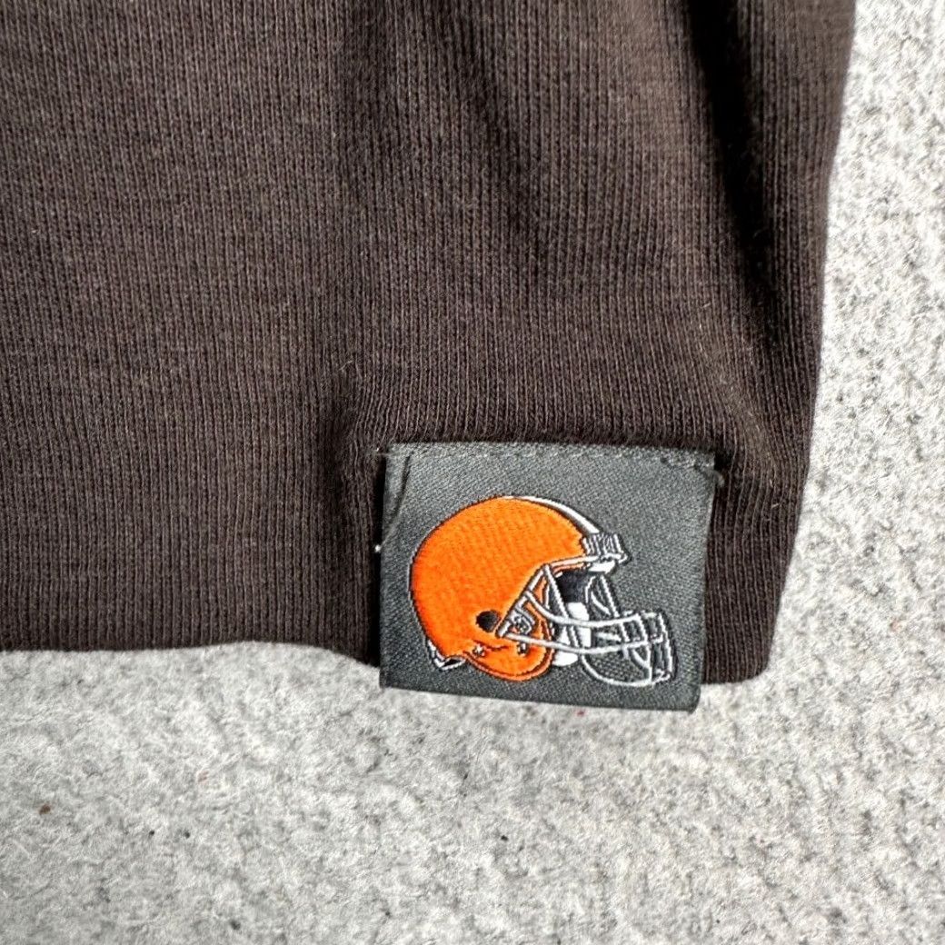 Nike Nike Cleveland Browns Hoodie Sweatshirt Womens Large Brown Pullover Shirt Size L / US 10 / IT 46 - 6 Thumbnail