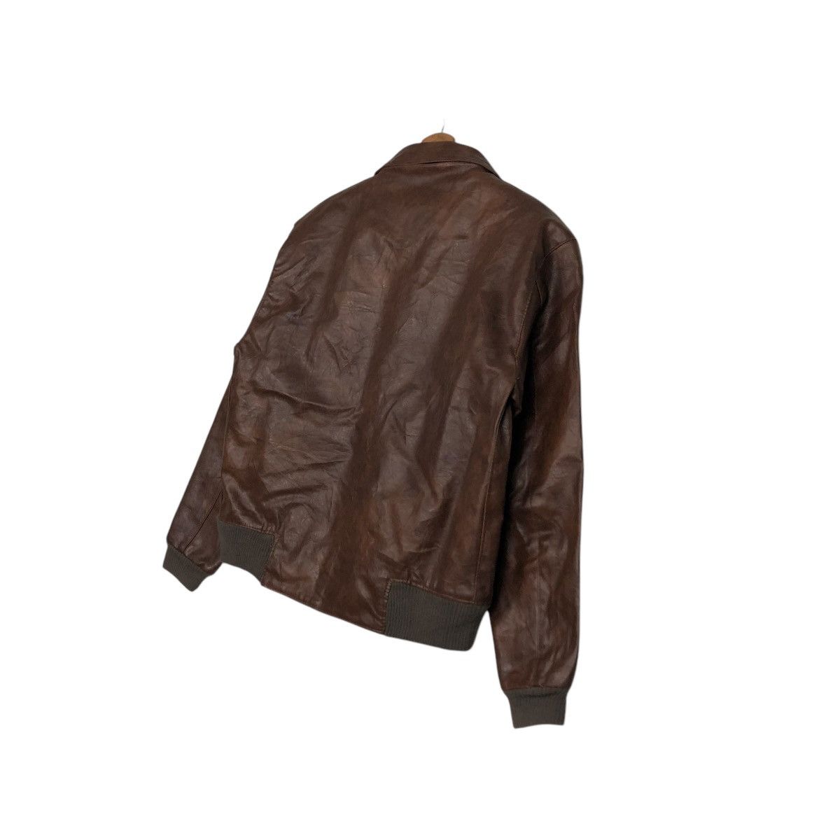 Vintage 🔥VINTAGE 70’s GENUINE LEATHER JACKET AVIATOR COLLECTION USA Size US M / EU 48-50 / 2 - 12 Thumbnail
