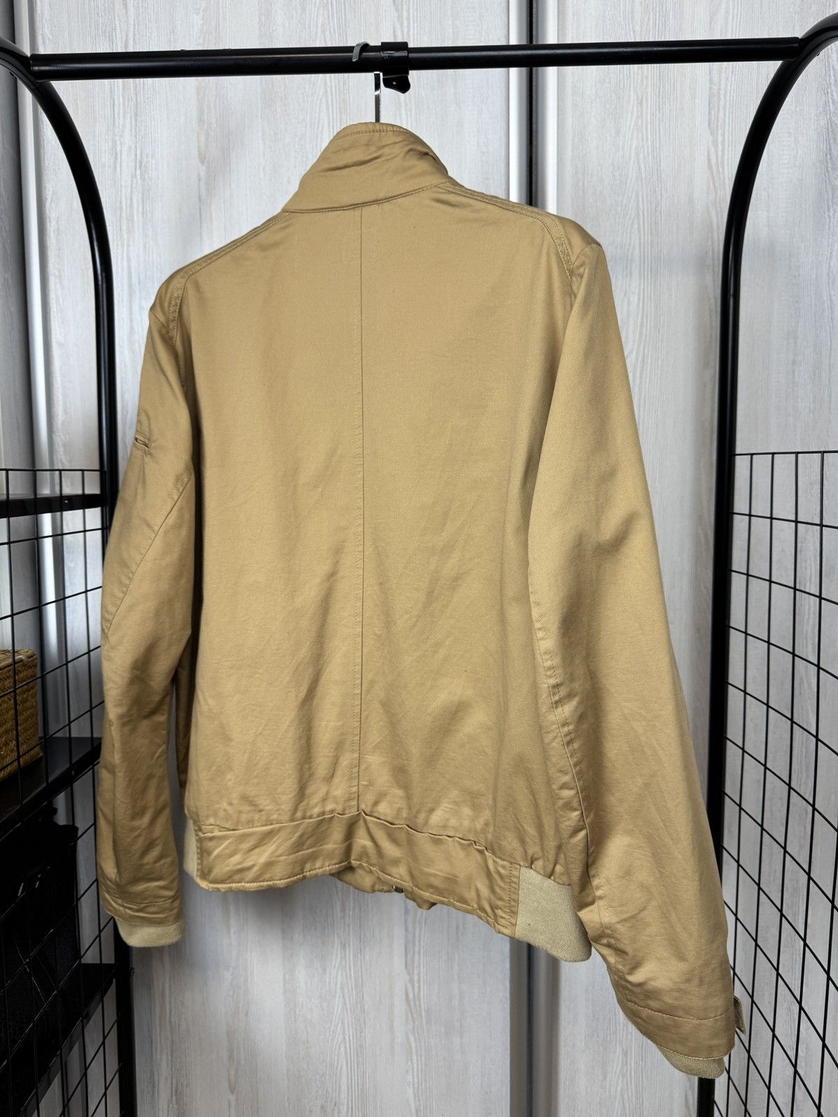 G-Star G-Star RAW Cotton Linen Bomber Jacket FLEET JKT beige Brown Size US XL / EU 56 / 4 - 9 Thumbnail