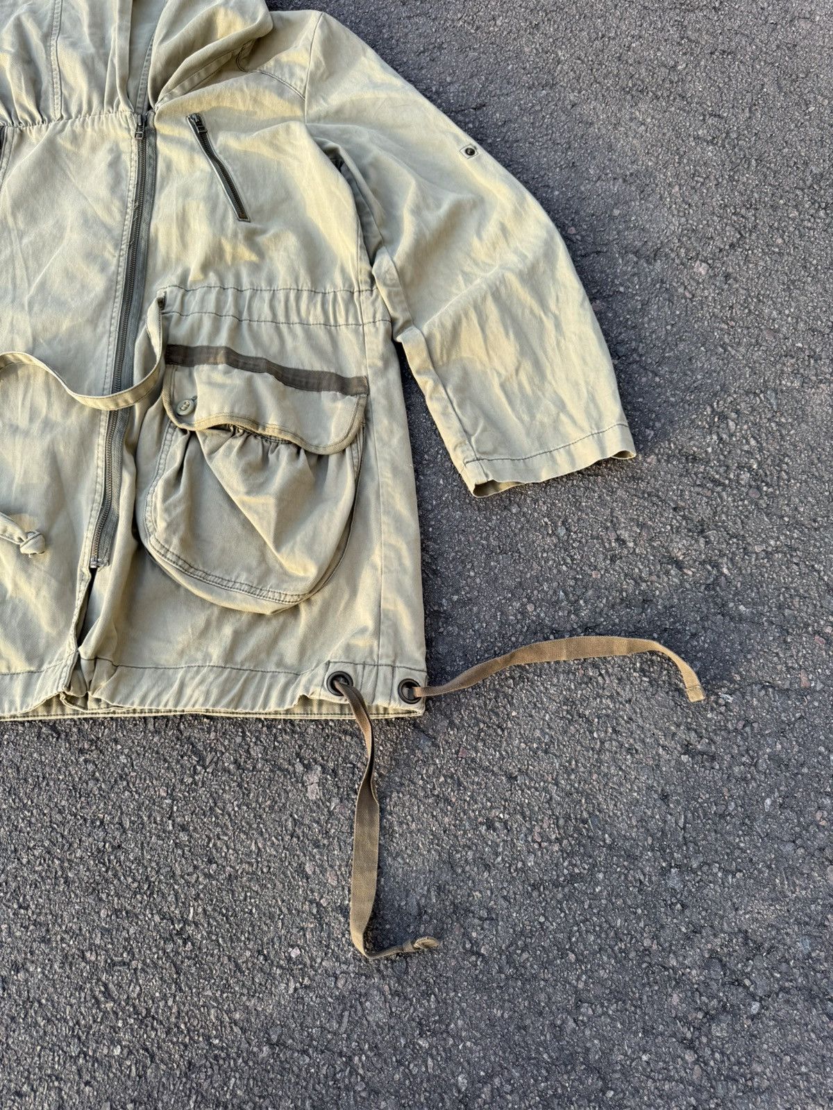Japanese Brand Vintage Japanese/RickOwen’s/Asymmetric/Military Style Jacket Size US XL / EU 56 / 4 - 5 Thumbnail