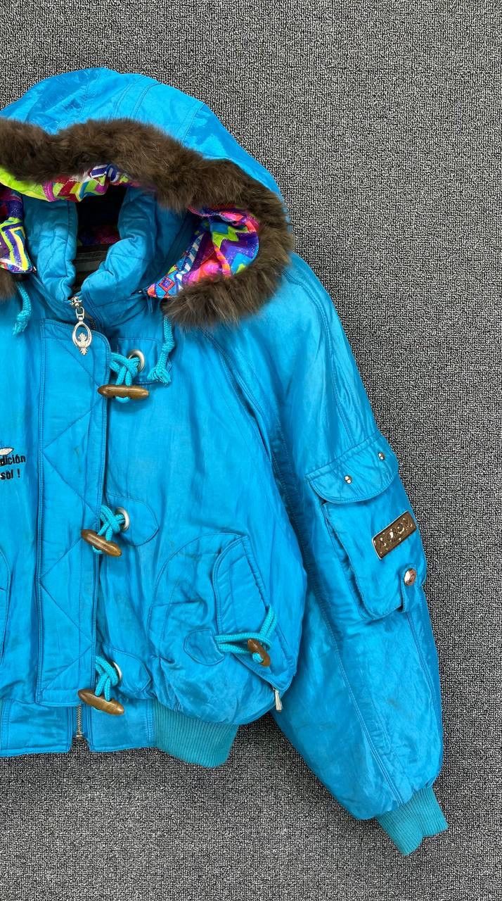 Japanese Brand Vintage Phenix Rare Backhit Fur Hoodie Ski Jacket Size M / US 6-8 / IT 42-44 - 8 Thumbnail