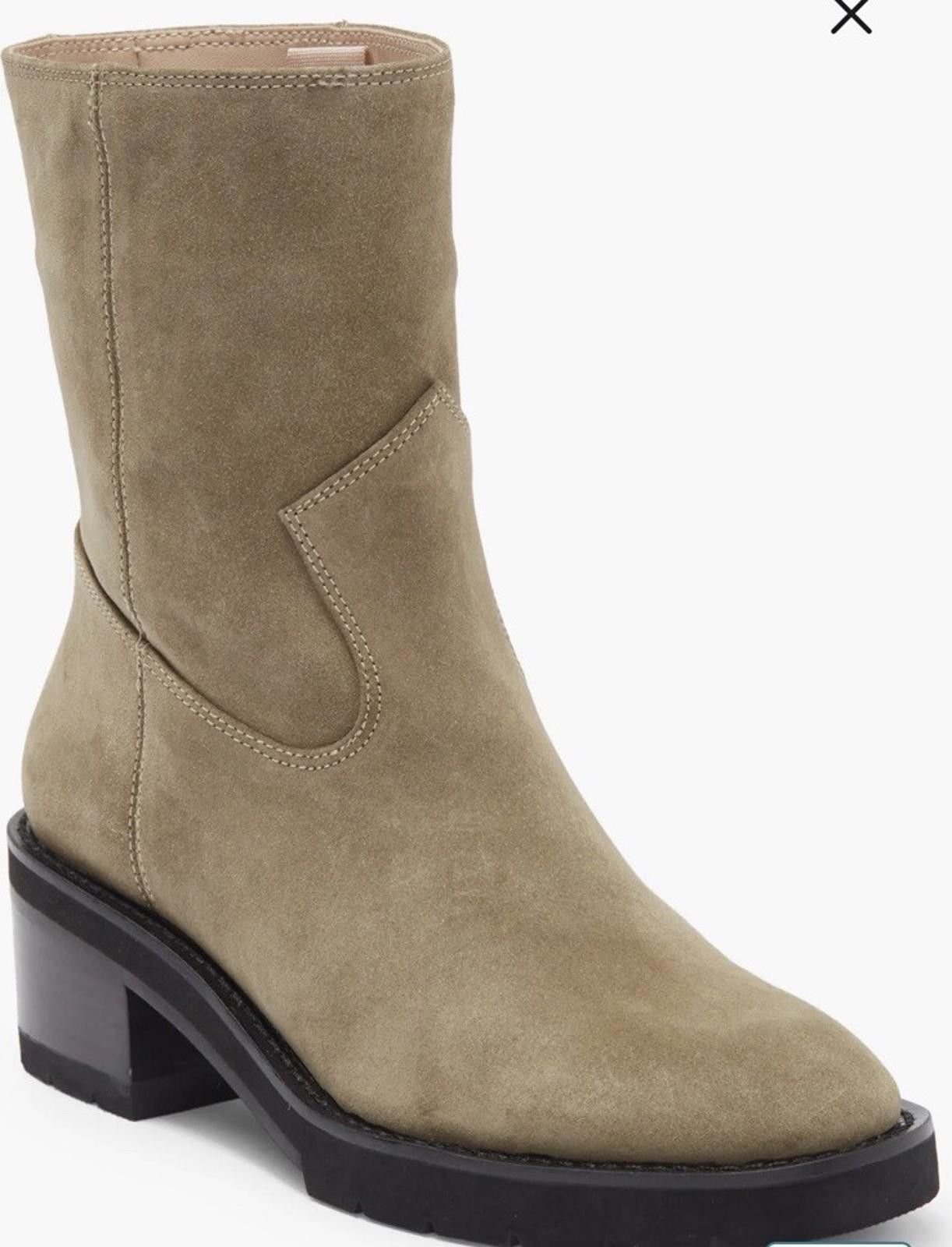 Stuart Weitzman NWT Stuart Weitzman Moto Bootie Tan Size 8.0 Retail $650 Size US 8 / IT 38 - 1 Thumbnail