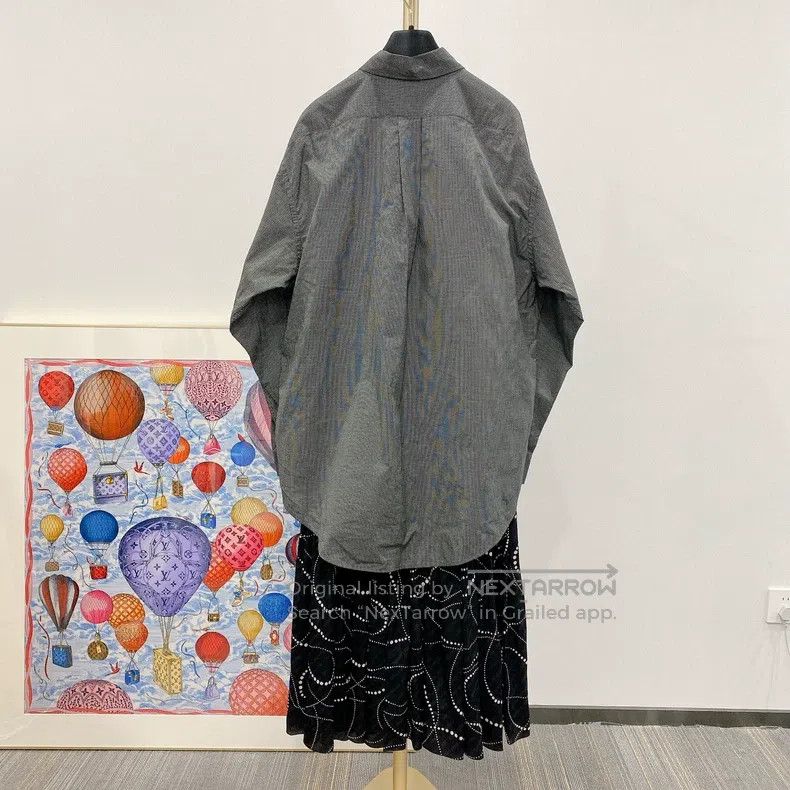 Balenciaga Balenciaga Irregular shirt dress Size XXS / US 00 / IT 34 - 2 Thumbnail