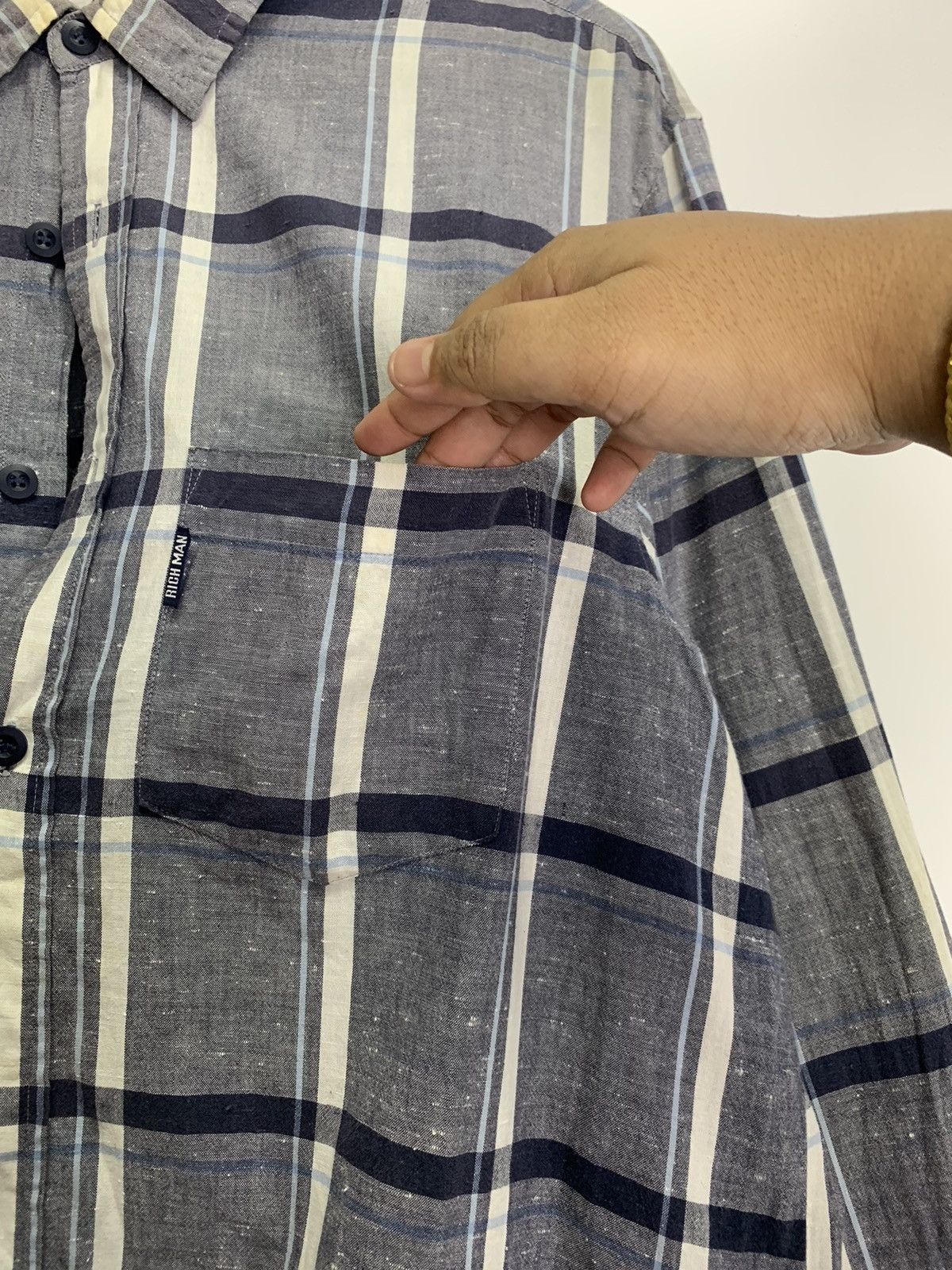 Flannel × Japanese Brand × Vintage Vintage Rich Man Flannel Size US XXL / EU 58 / 5 - 9 Thumbnail